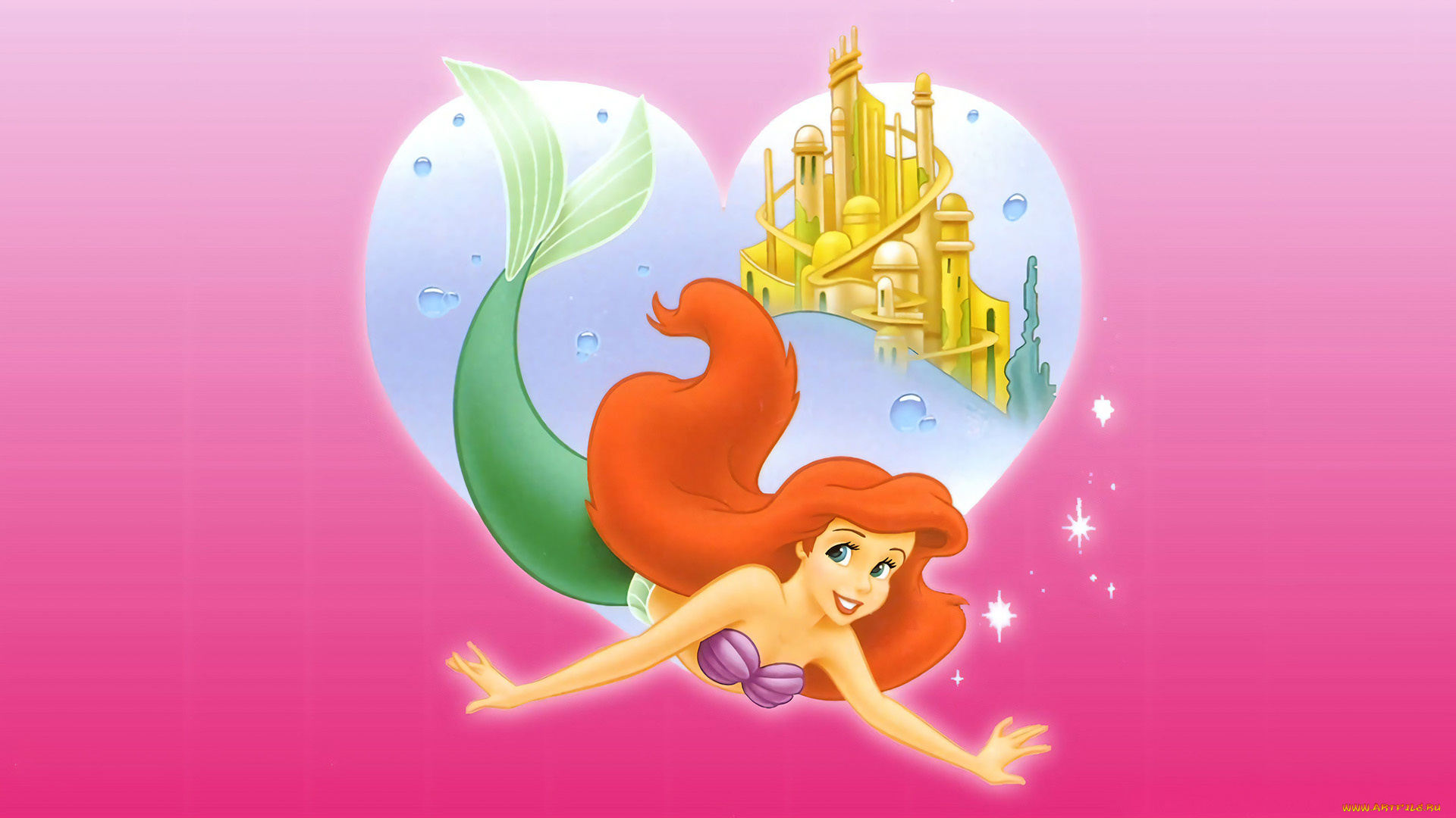 мультфильмы, the, little, mermaid, the, little, mermaid