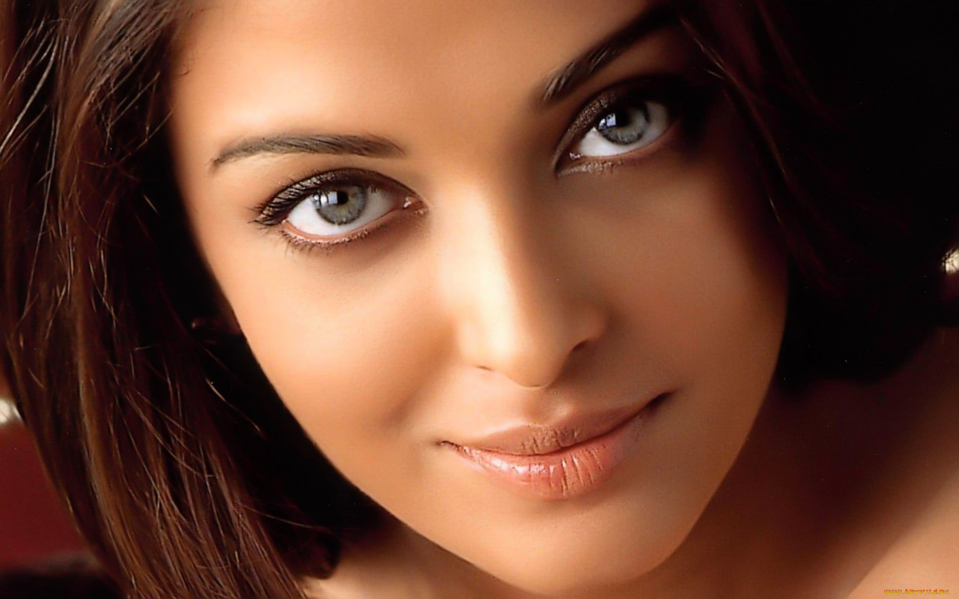 девушки, aishwarya, rai, актриса, шатенка, лицо