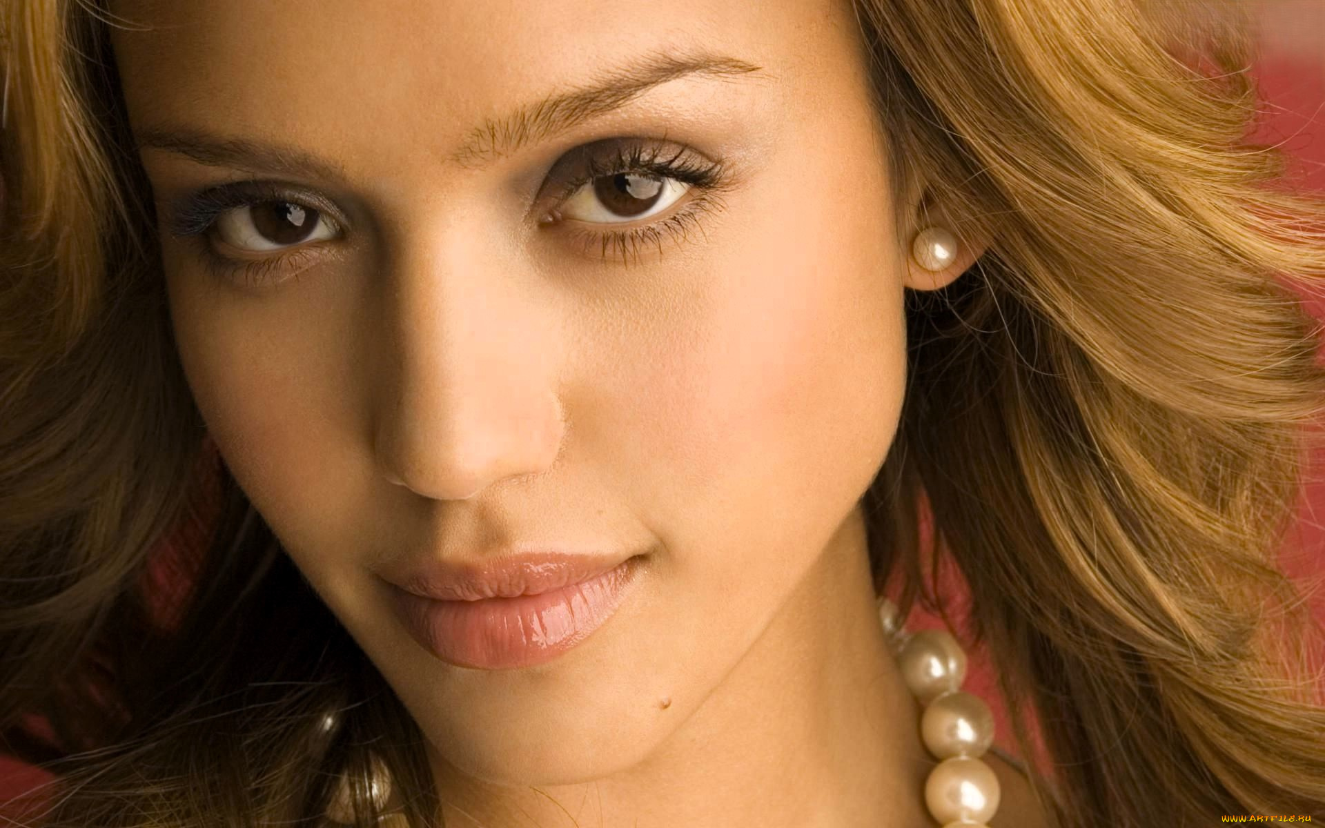 девушки, jessica, alba, актриса, лицо