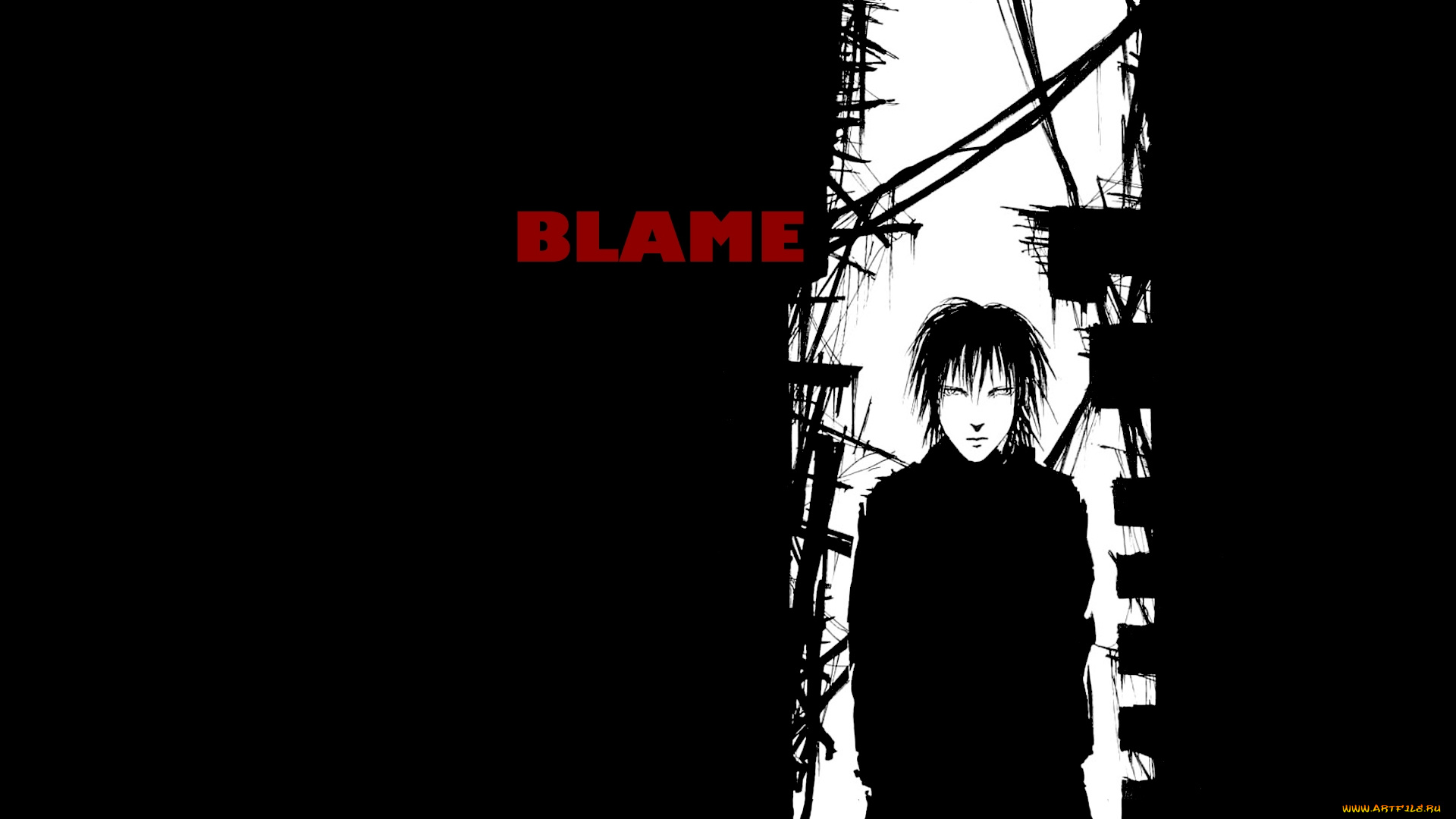 аниме, blame