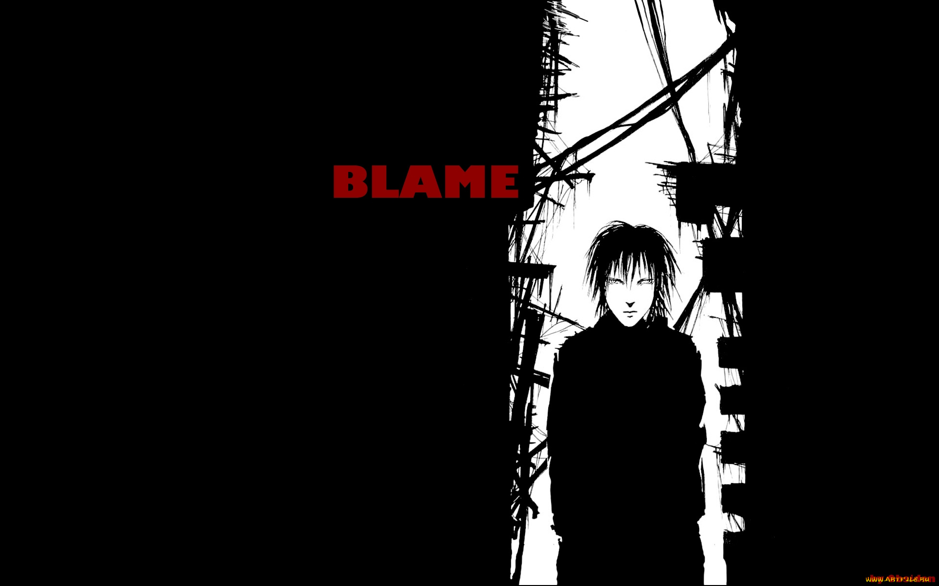 аниме, blame