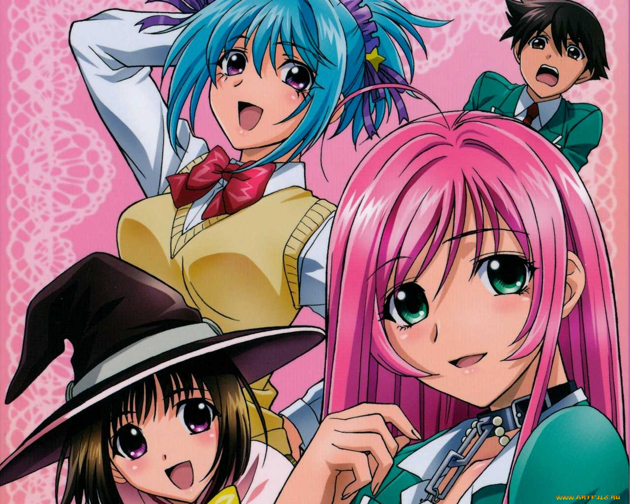 rosario, vampire, capu, аниме