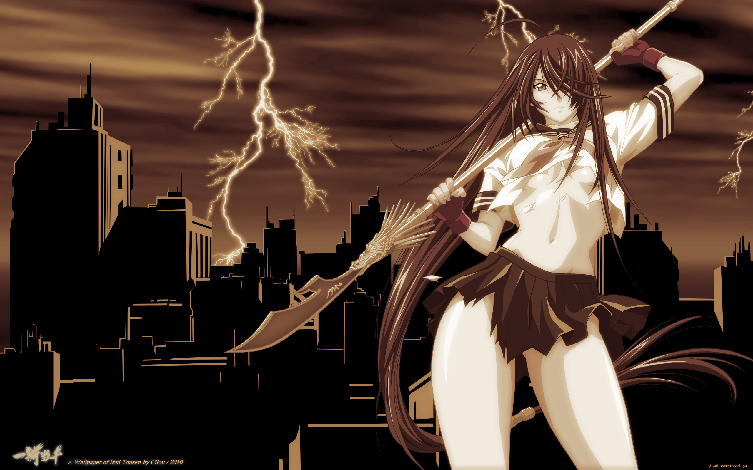 аниме, ikki, tousen