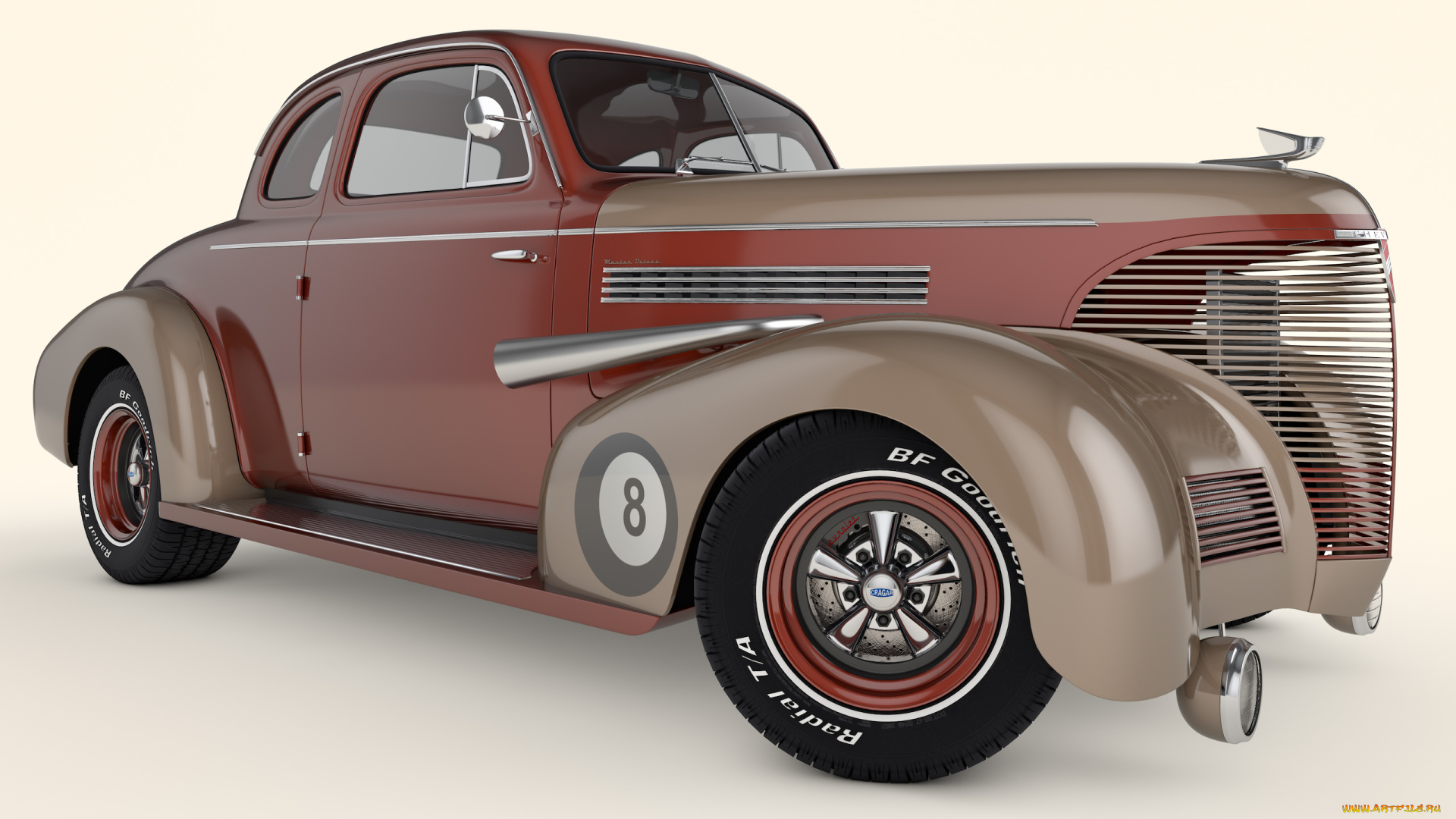 автомобили, 3д, chevrolet, 1939