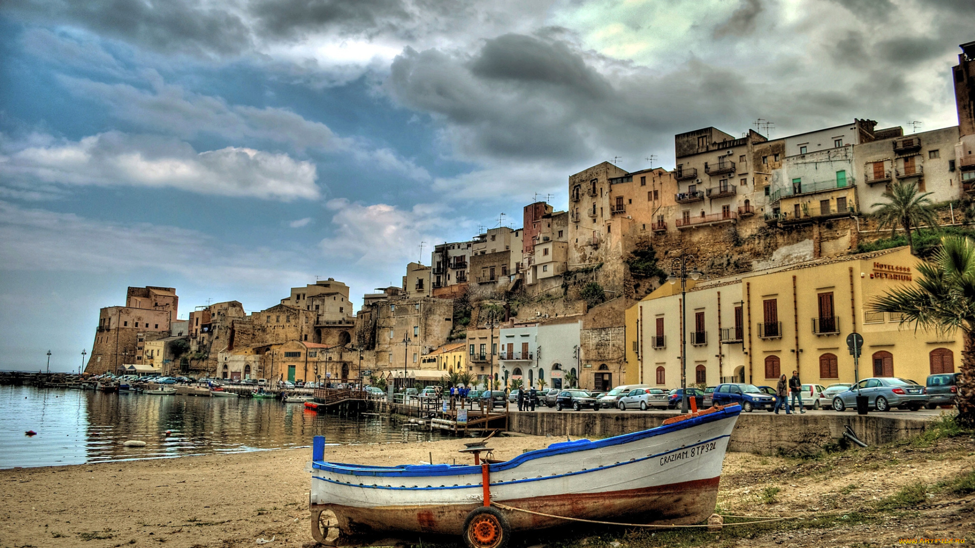 castellammare, del, golfo, sicily, italy, города, улицы, площади, набережные, набережная, лодка, гавань, италия, кастелламмаре-дель-гольфо