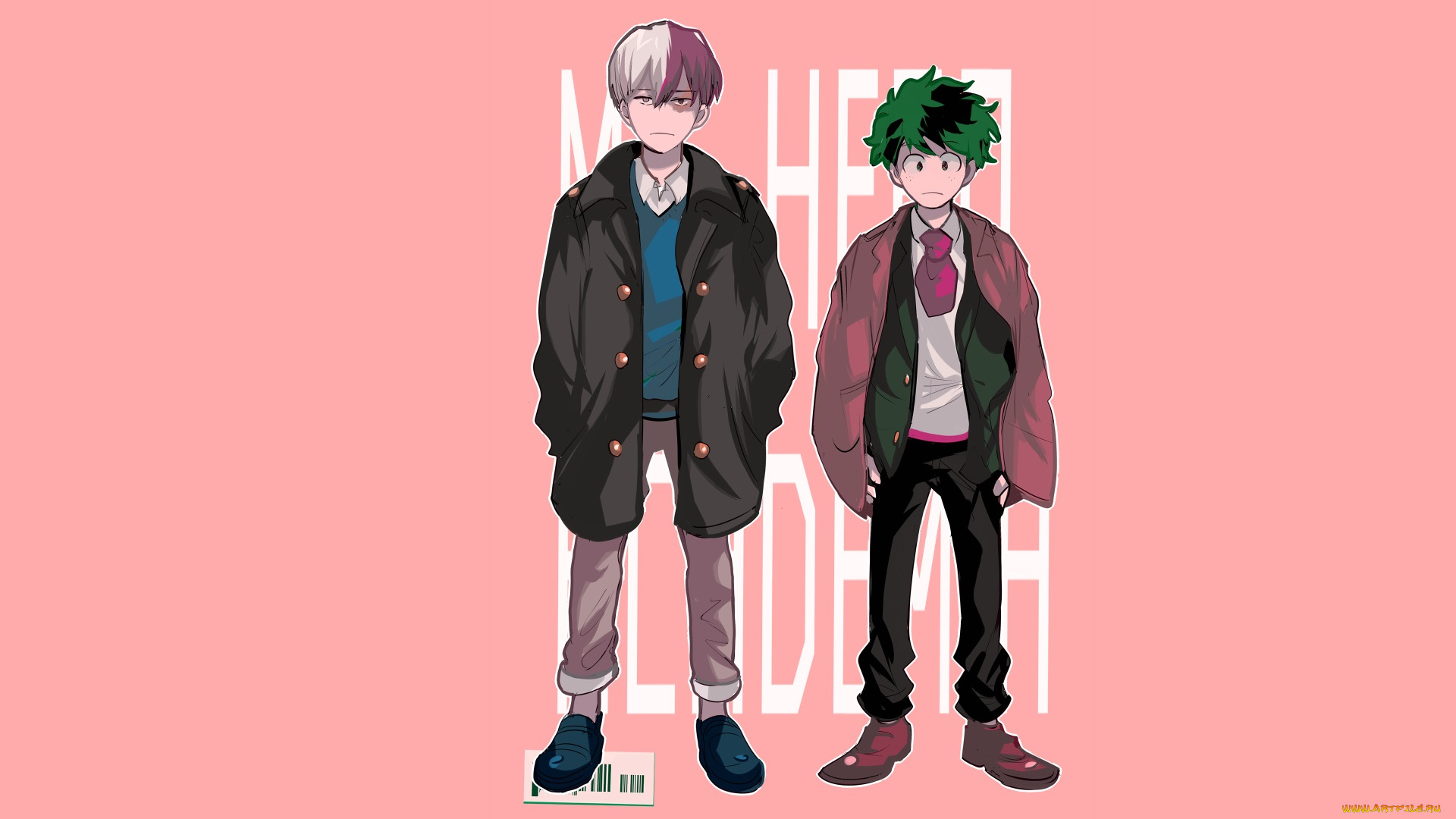 аниме, boku, no, hero, academia, парни