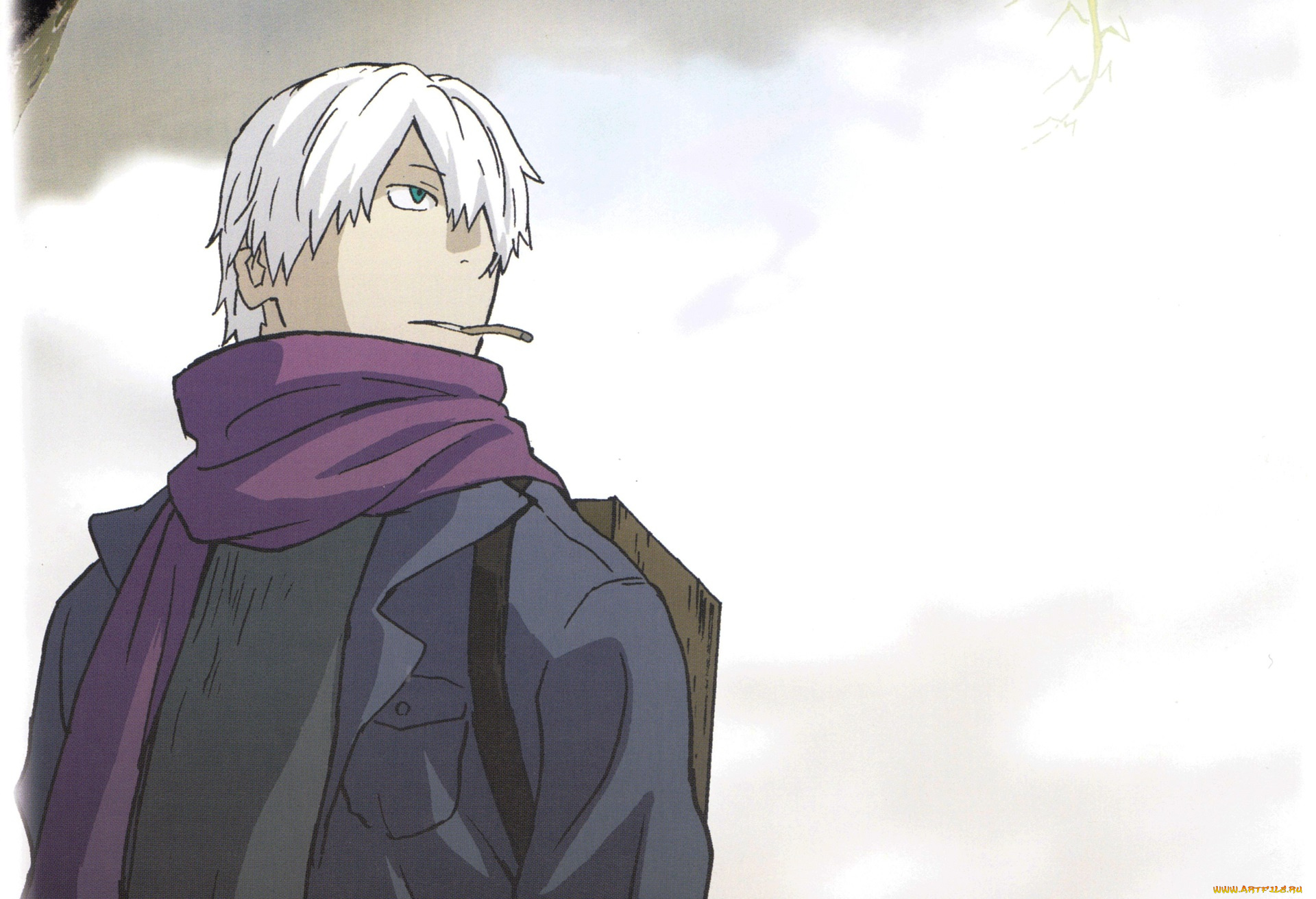 аниме, mushishi, ginko