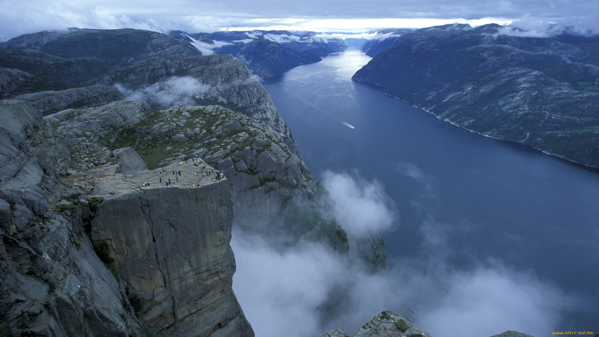 природа, реки, озера, норвегия, фьорд, горы