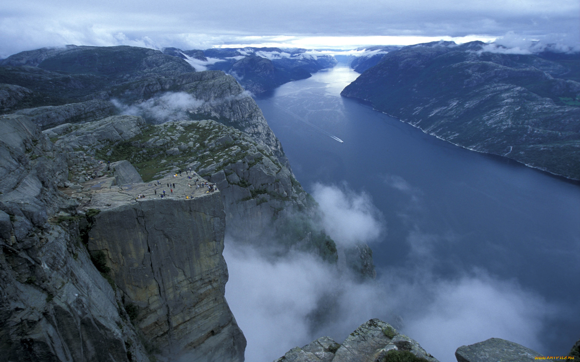 природа, реки, озера, норвегия, фьорд, горы