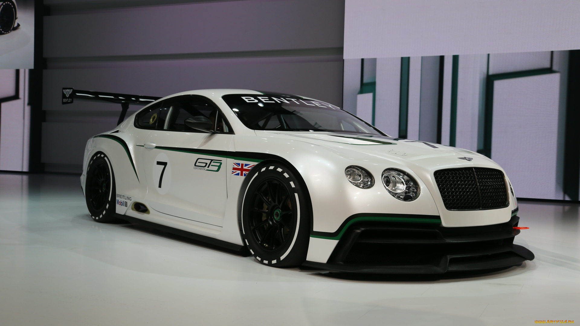 2012, bentley, continental, gt3, автомобили