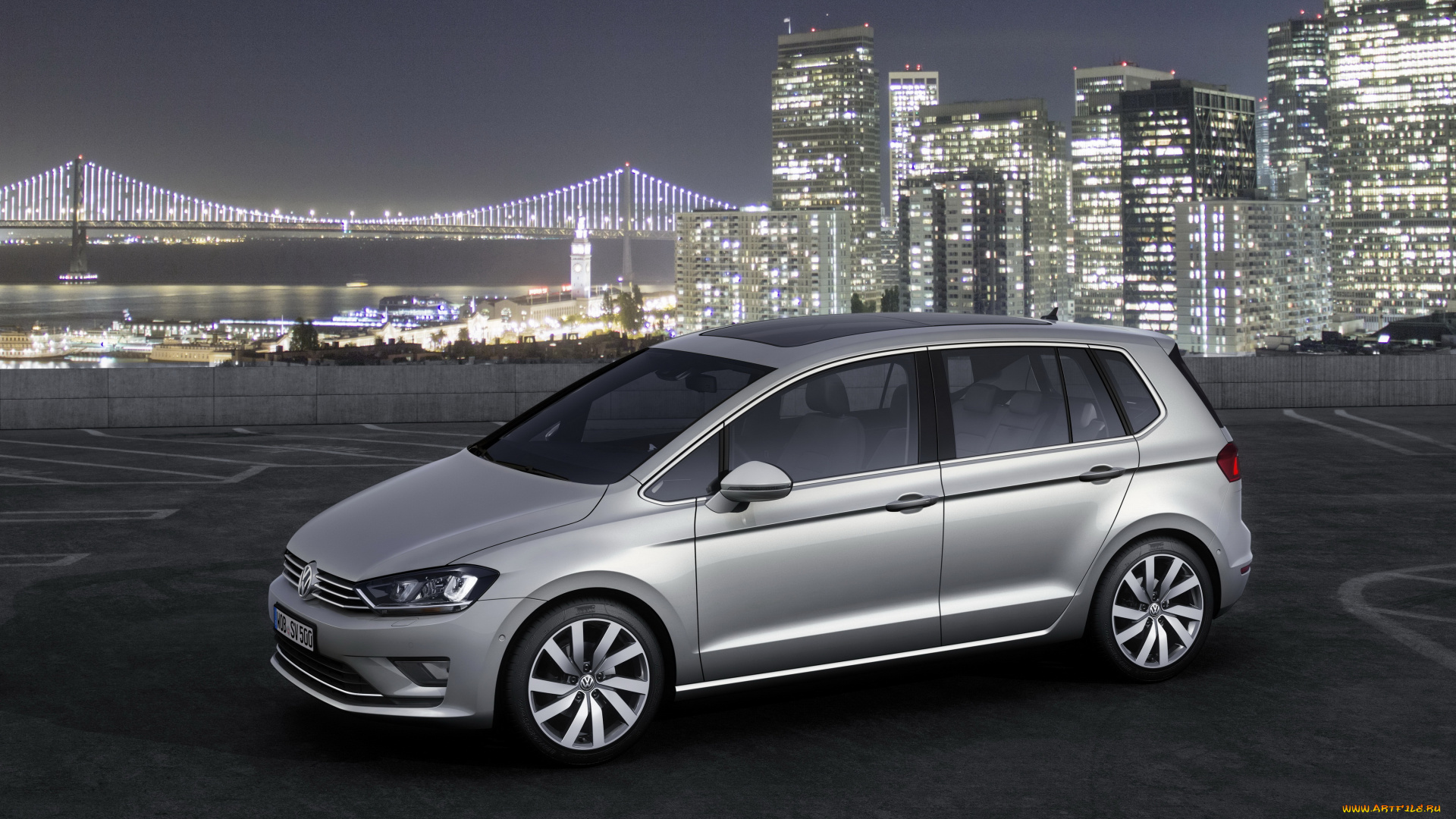 2013, volkswagen, golf, vii, sportsvan, автомобили