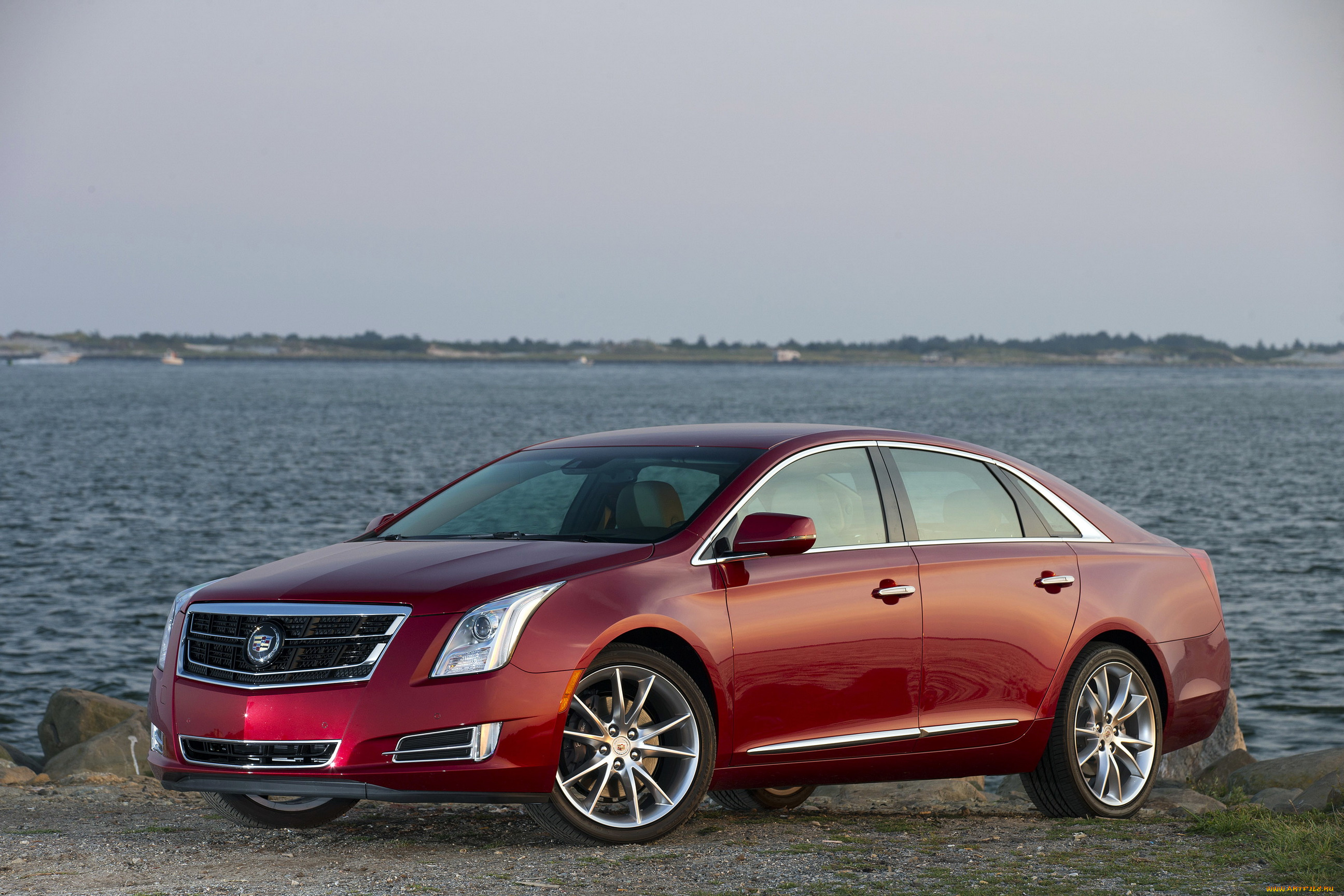 2014, cadillac, xts, vsport, twin, turbo, v6, автомобили, море