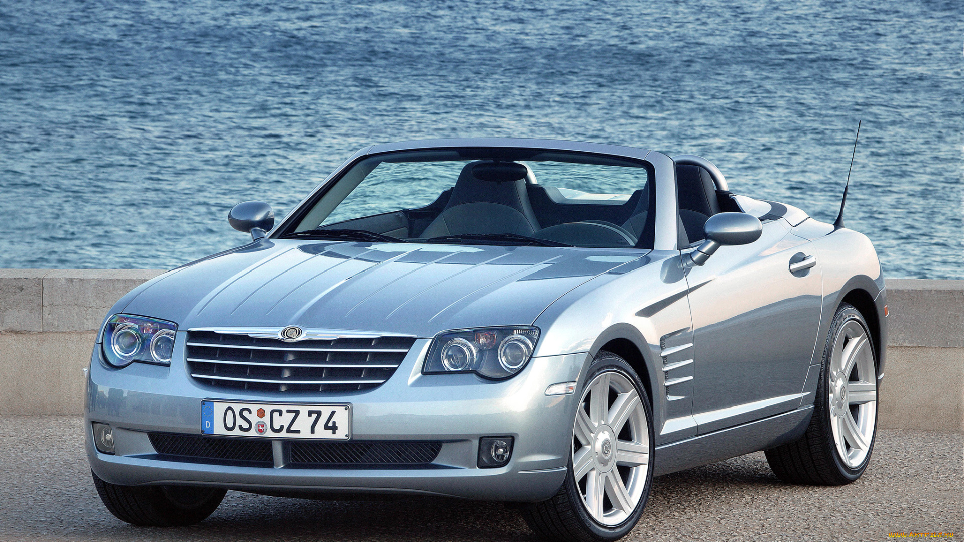 автомобили, chrysler, eu-spec, limited, roadster, серый, crossfire, zh