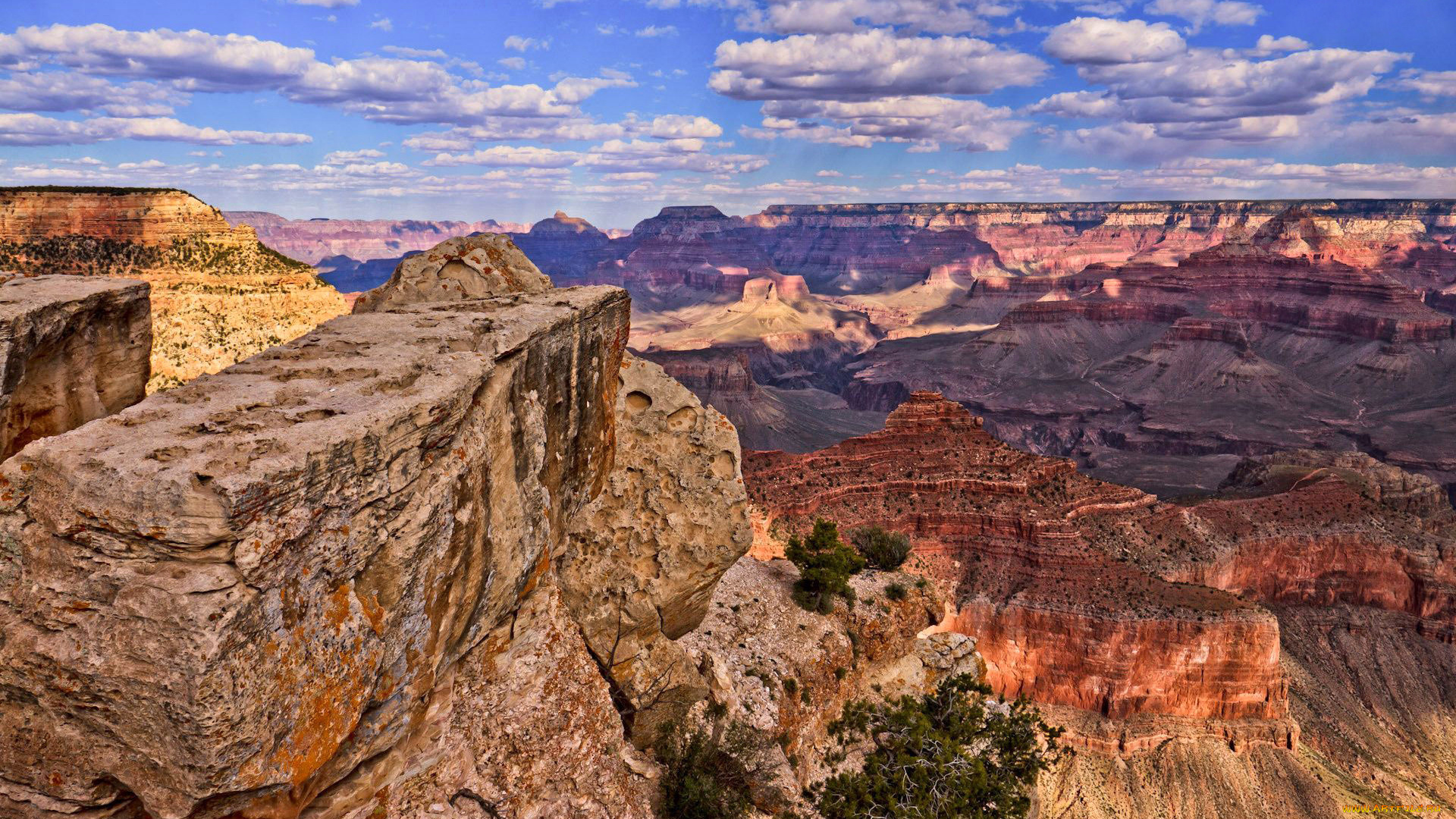 природа, горы, сша, аризона, небо, каньон, пейзаж, grand, canyon