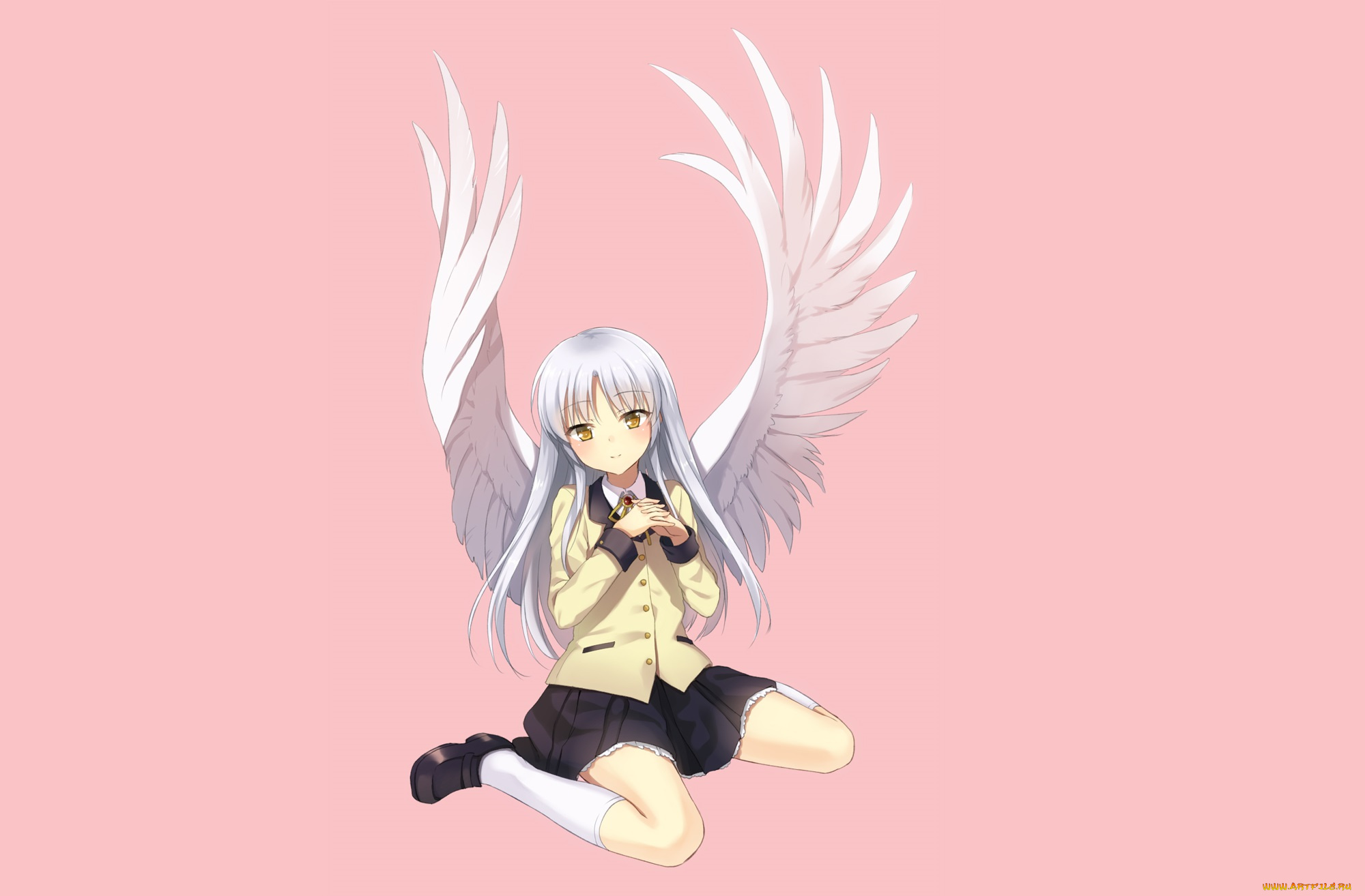 аниме, angel, beats, angel, beats