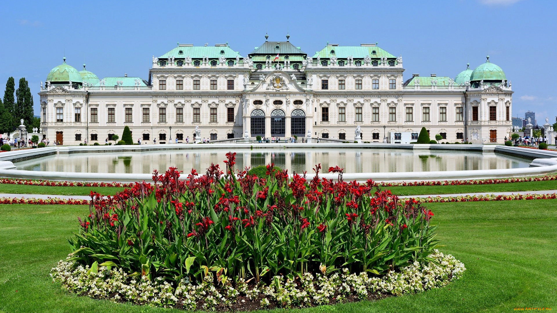 belvedere, palace, города, вена, , австрия, belvedere, palace