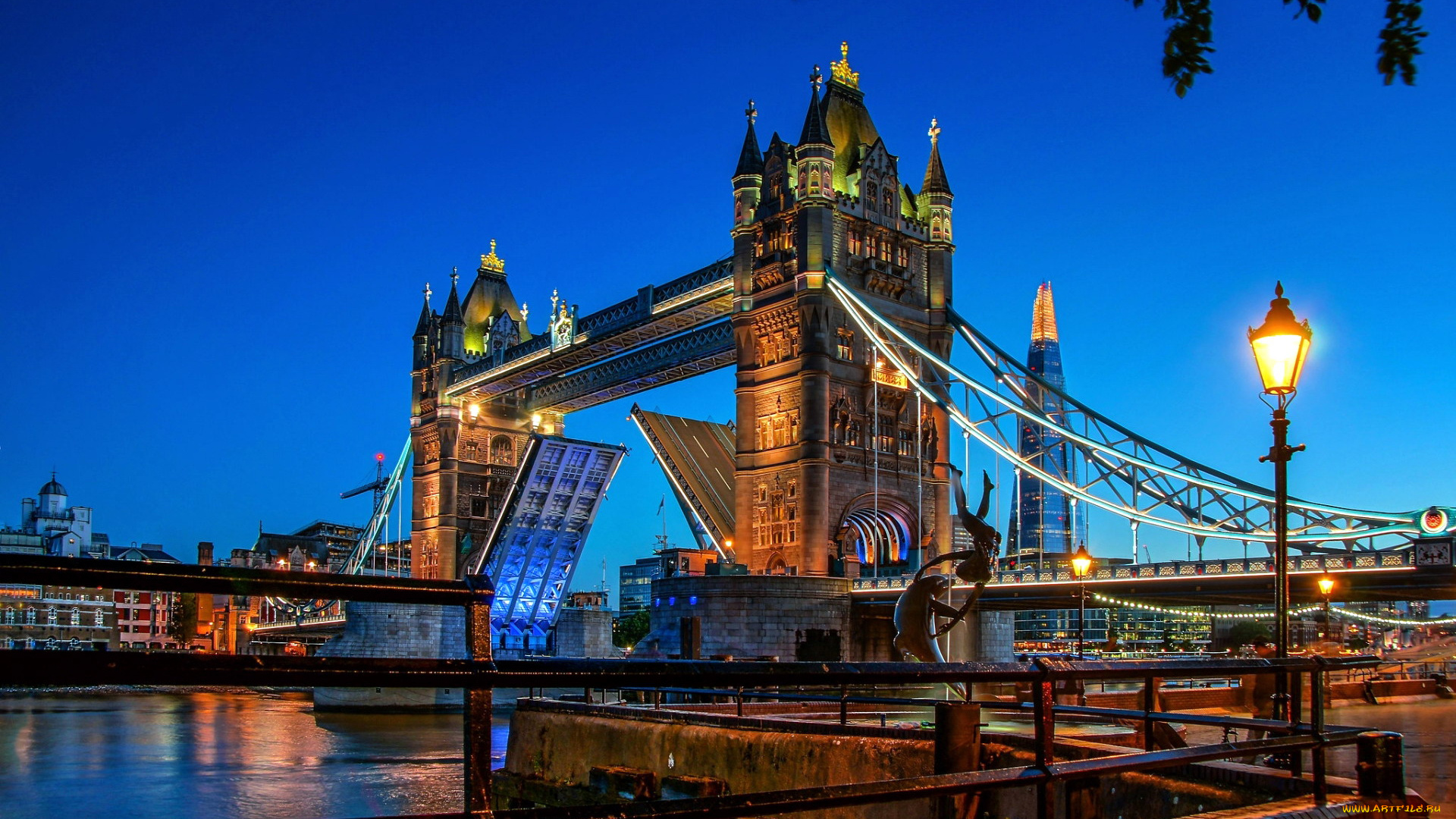 города, лондон, , великобритания, tower, bridge