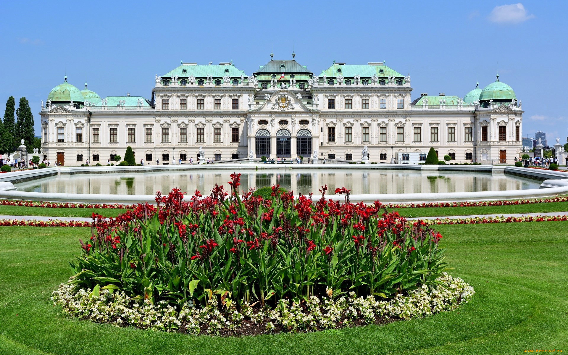 belvedere, palace, города, вена, , австрия, belvedere, palace