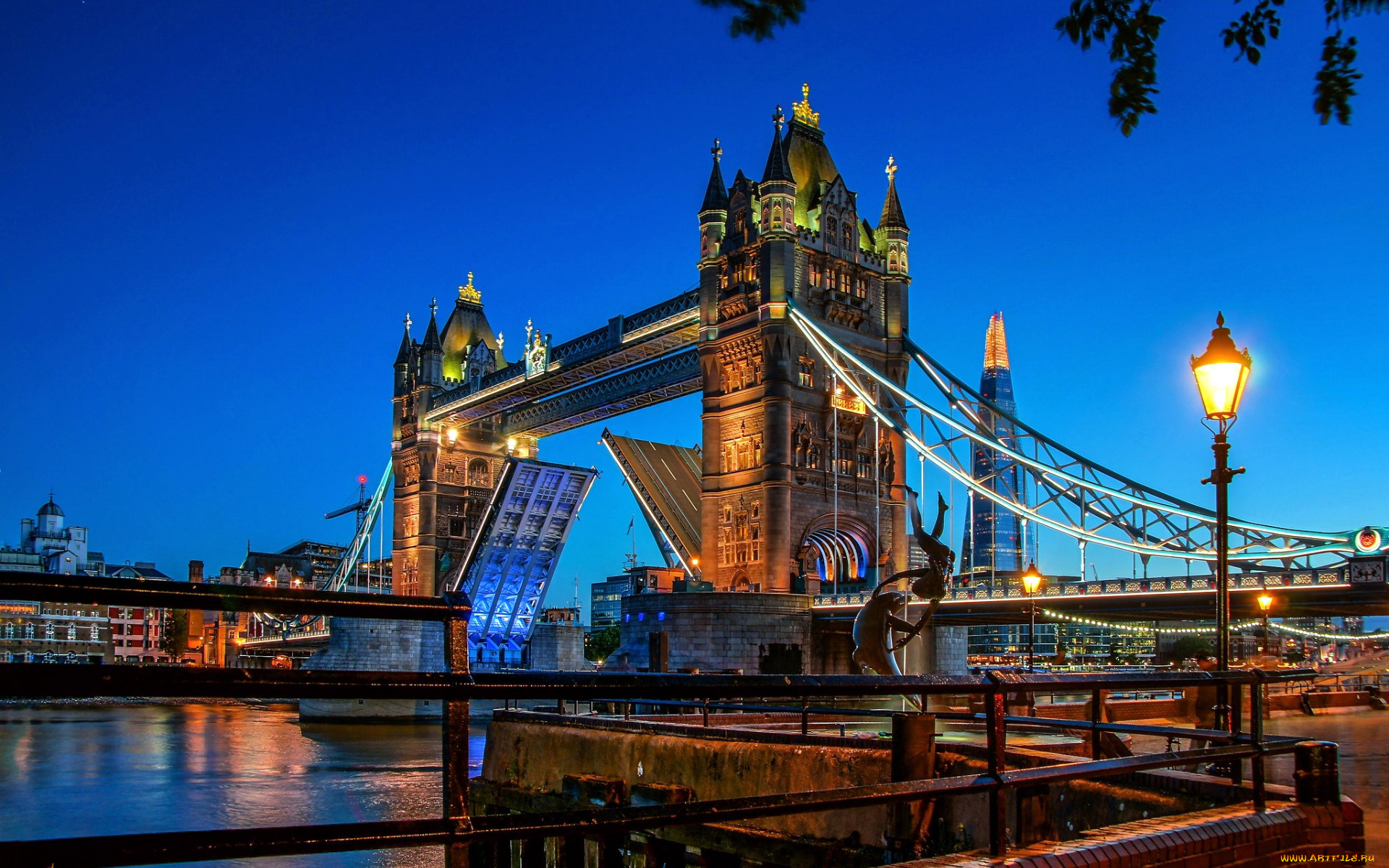 города, лондон, , великобритания, tower, bridge