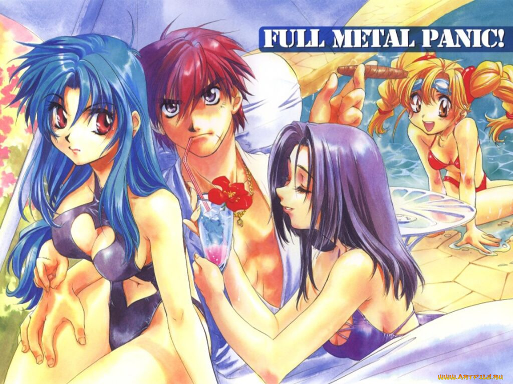 аниме, full, metal, panic