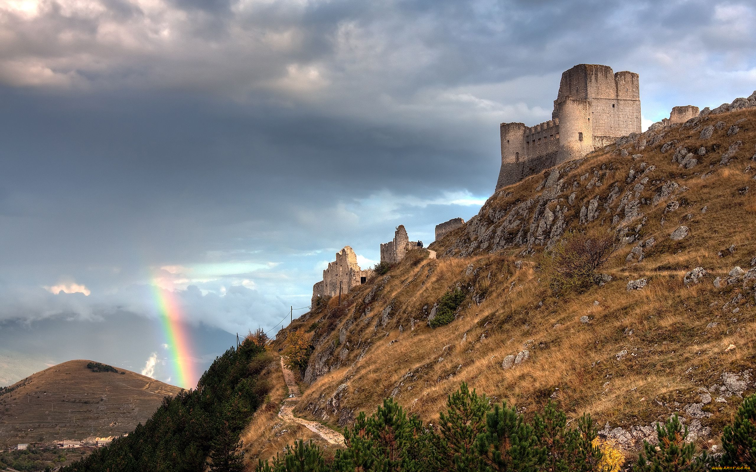 abruzzo, italy, города, исторические, архитектурные, памятники