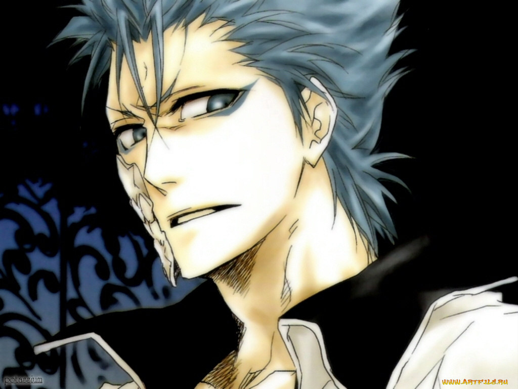 аниме, bleach, grimmjow