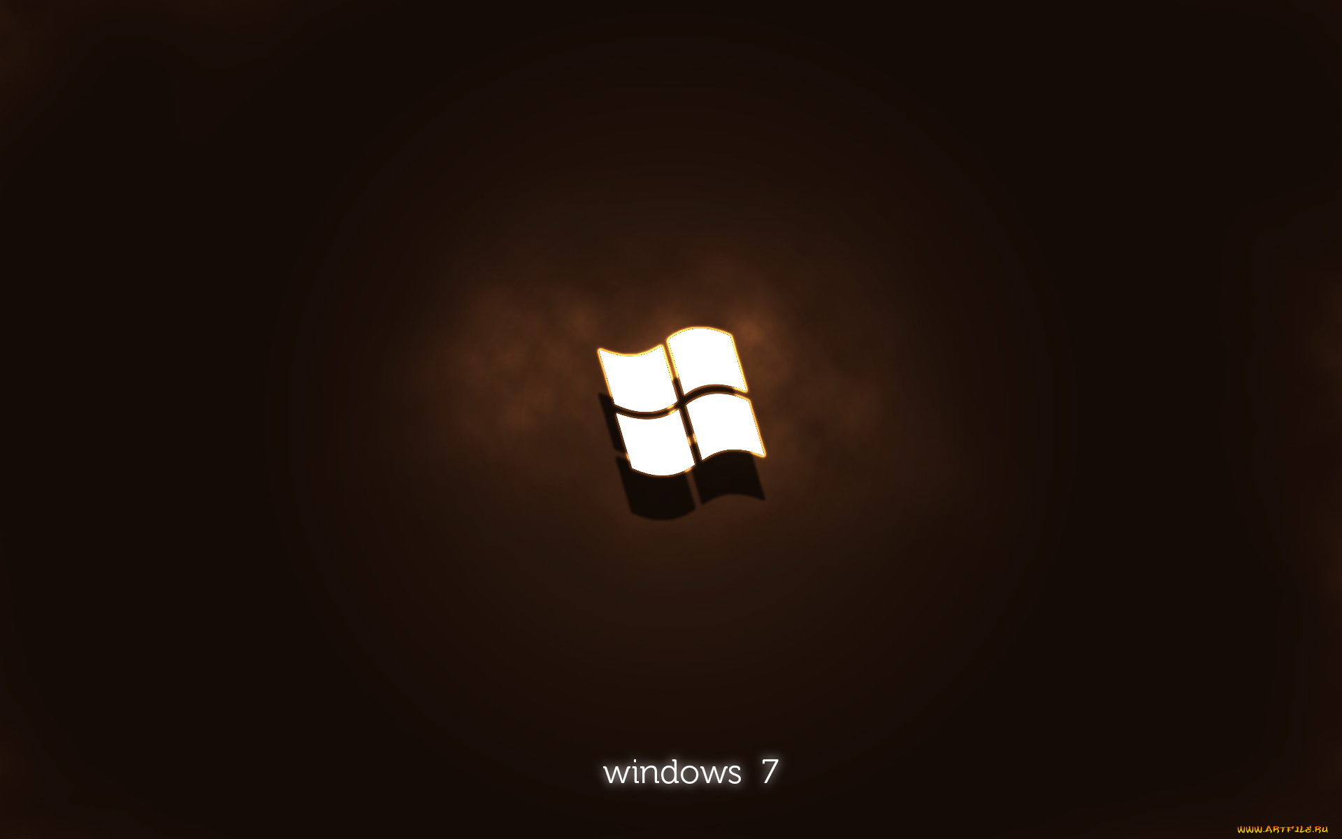 компьютеры, windows, vienna, коричневый, логотип