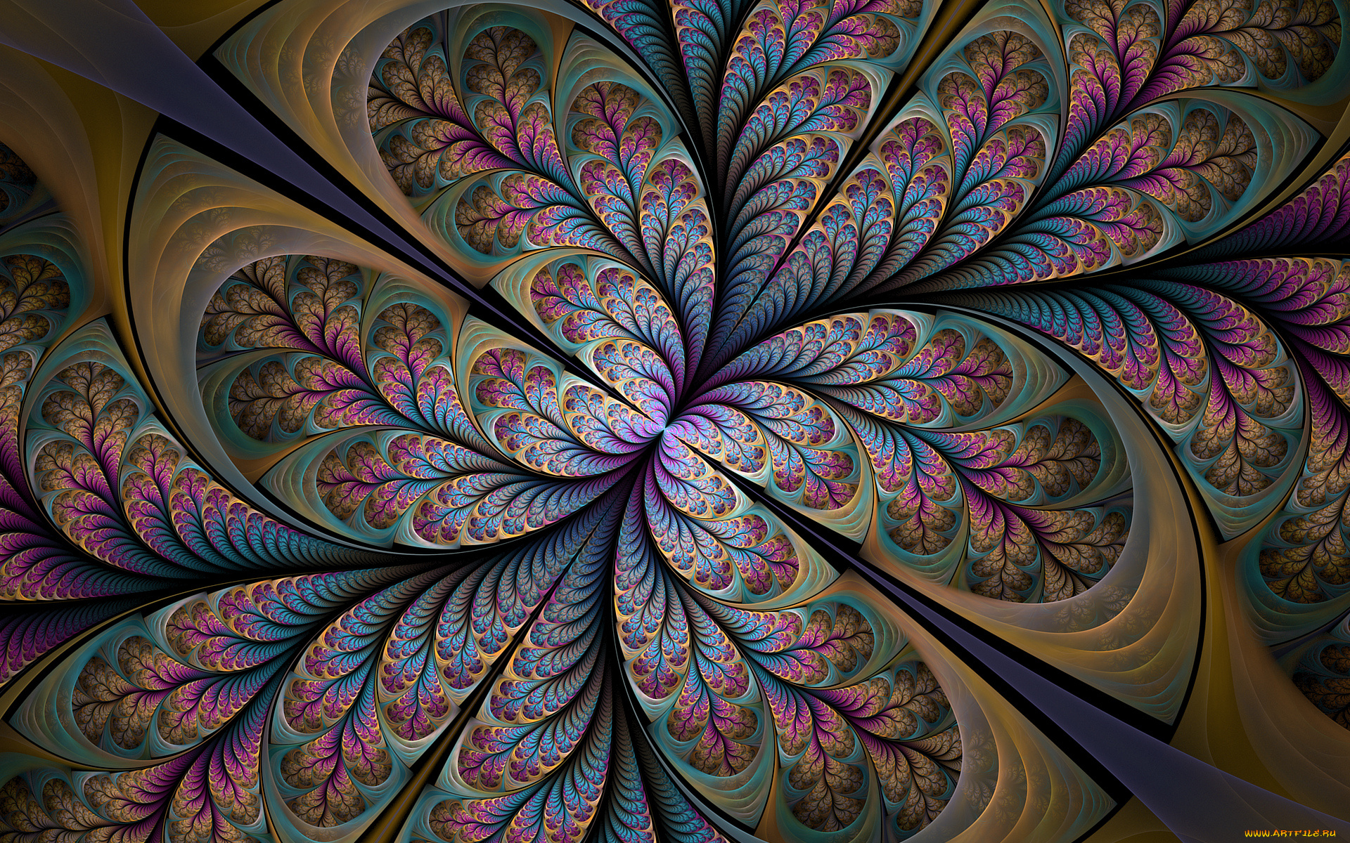 3д, графика, фракталы, , fractal, цвета, фон, узор