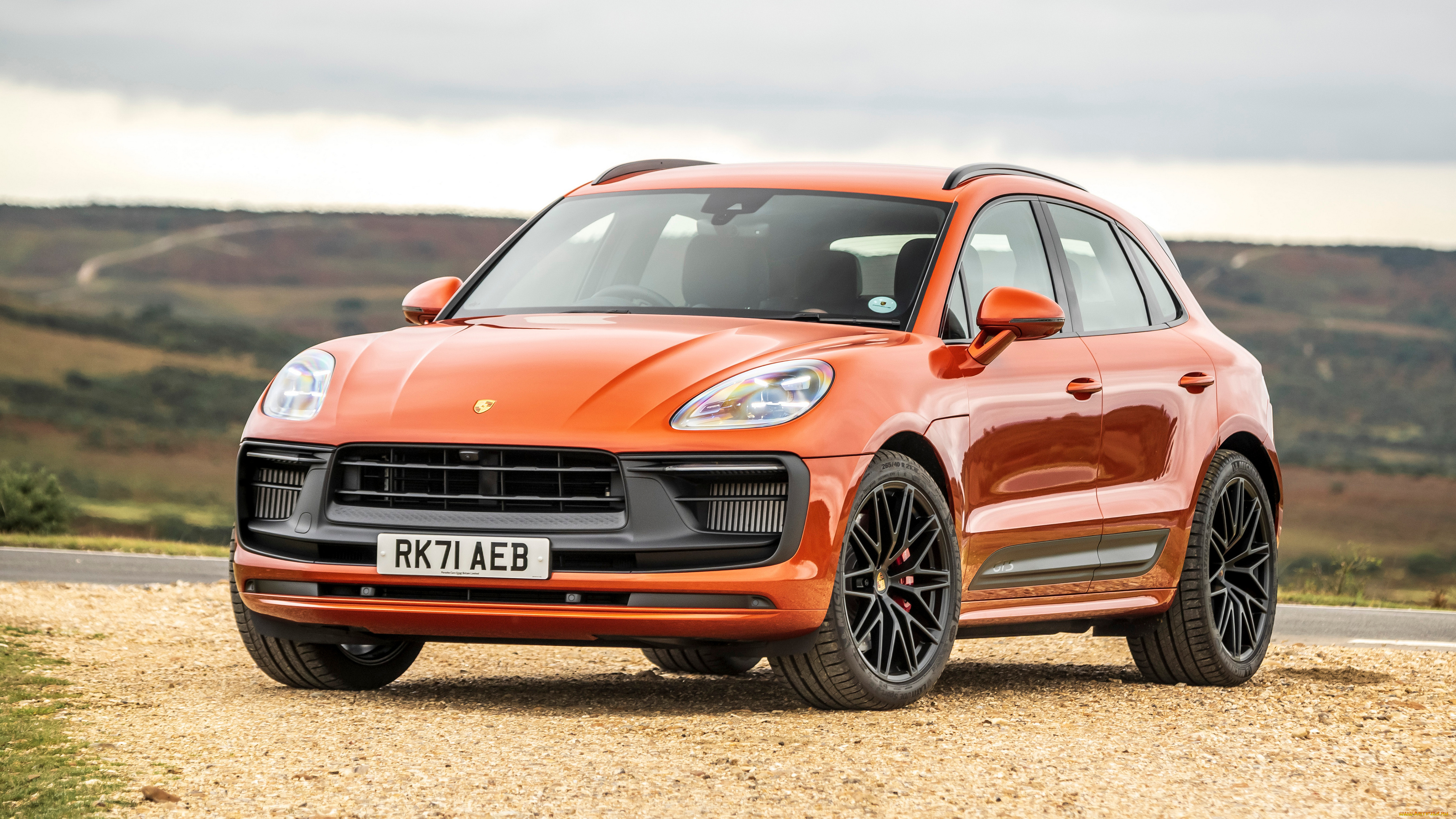 автомобили, porsche, macan, gts, 2021, кроссовер, порше, природа