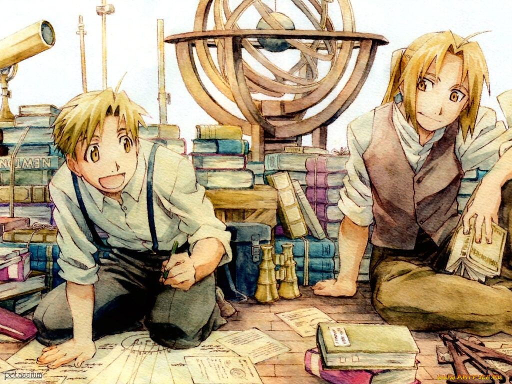 аниме, fullmetal, alchemist