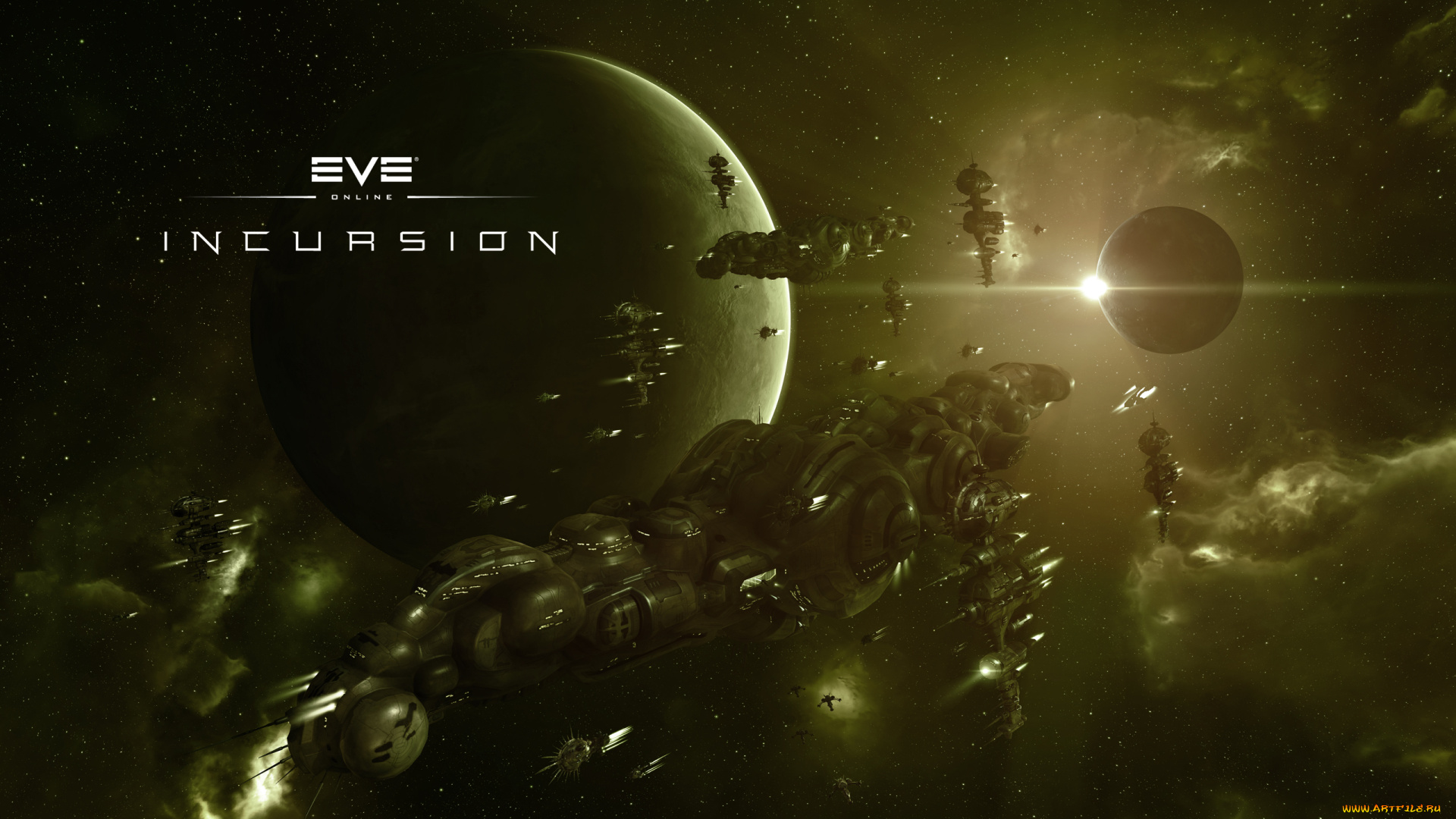 eve, online, видео, игры, retribution