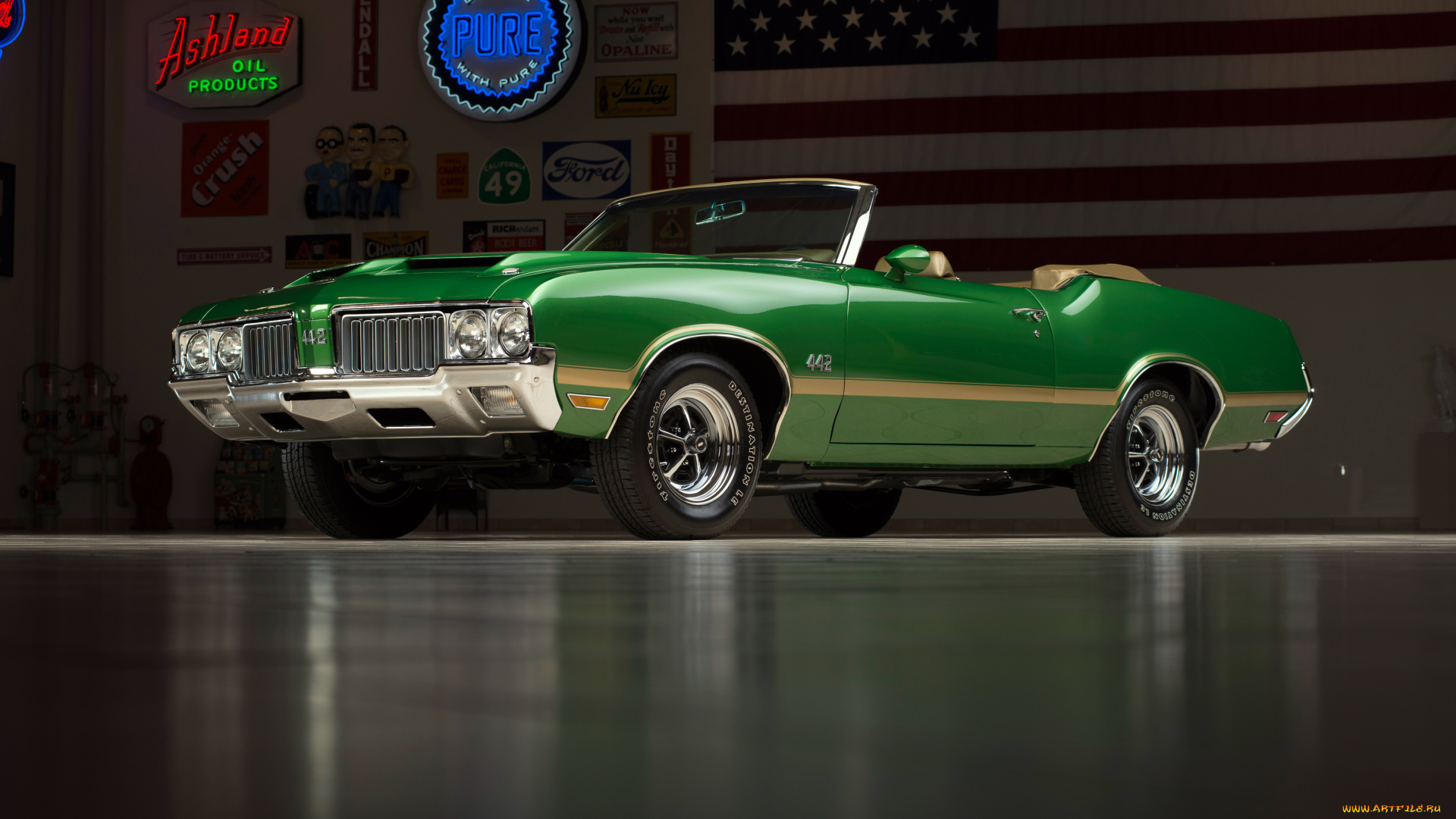 oldsmobile, 442, convertible, автомобили, oldsmobile, 442