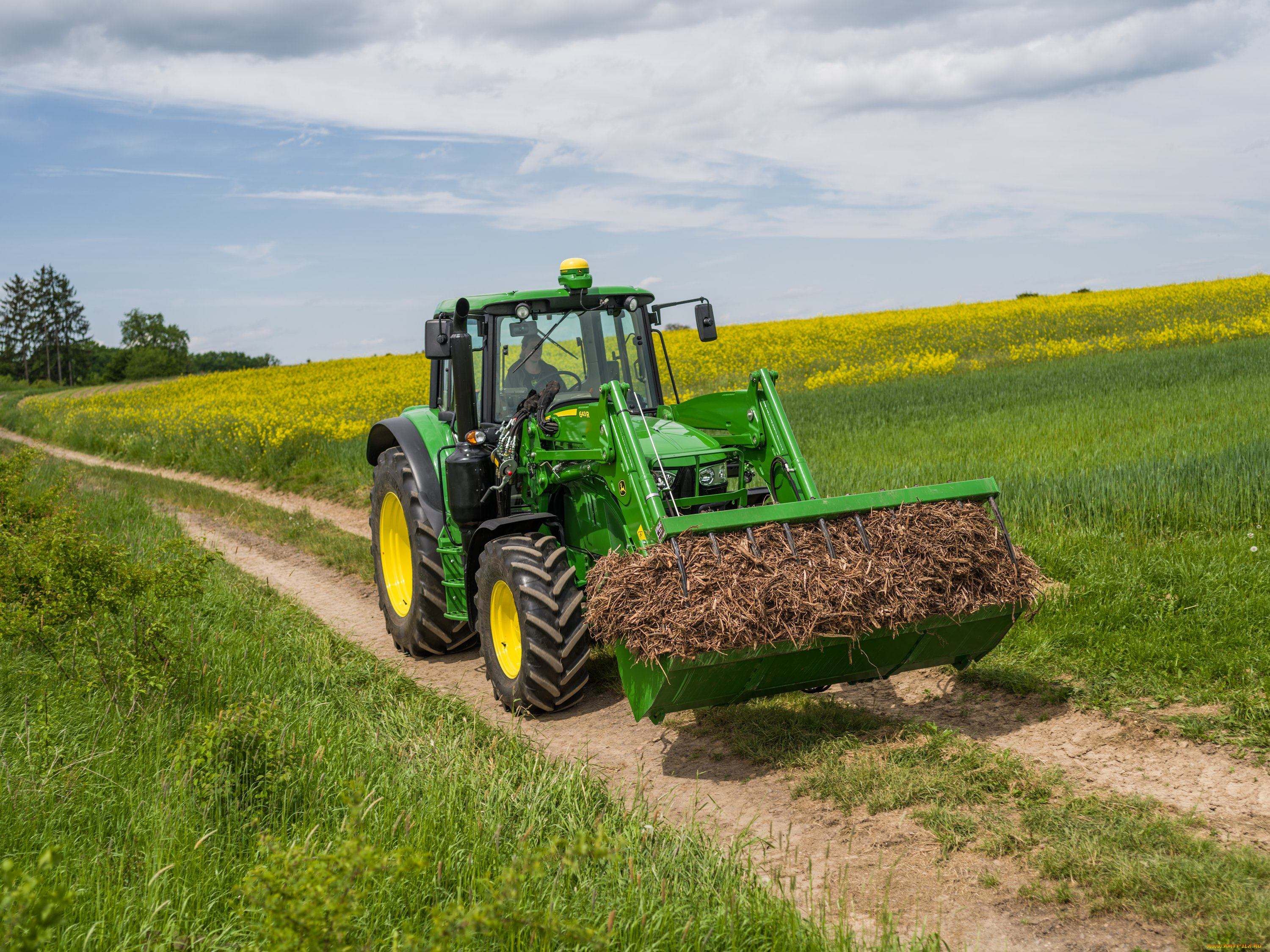 техника, тракторы, john, deere