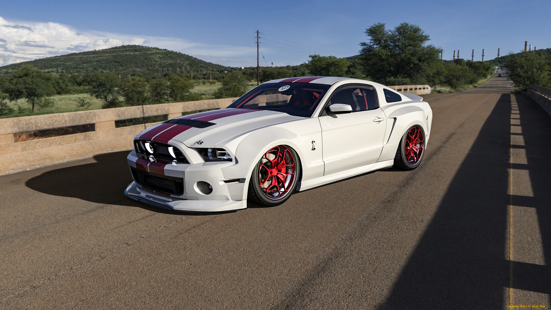 ford, mustang, shelby, gt500, 2013, автомобили, виртуальный, тюнинг, ford, mustang, shelby, gt500, 2013