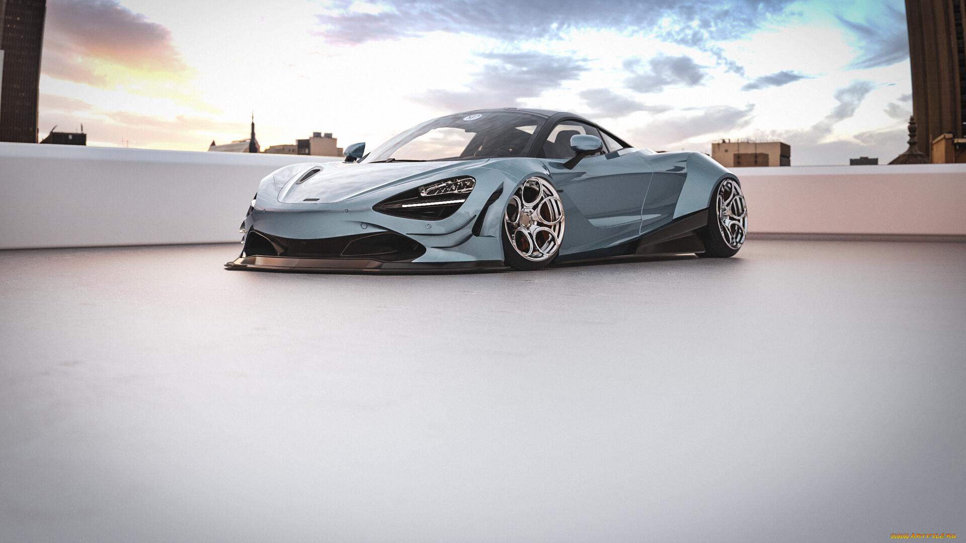 mclaren, 720s, widebody, автомобили, виртуальный, тюнинг, mclaren, 720s, widebody, современная, классика, элегантность, и, мощь