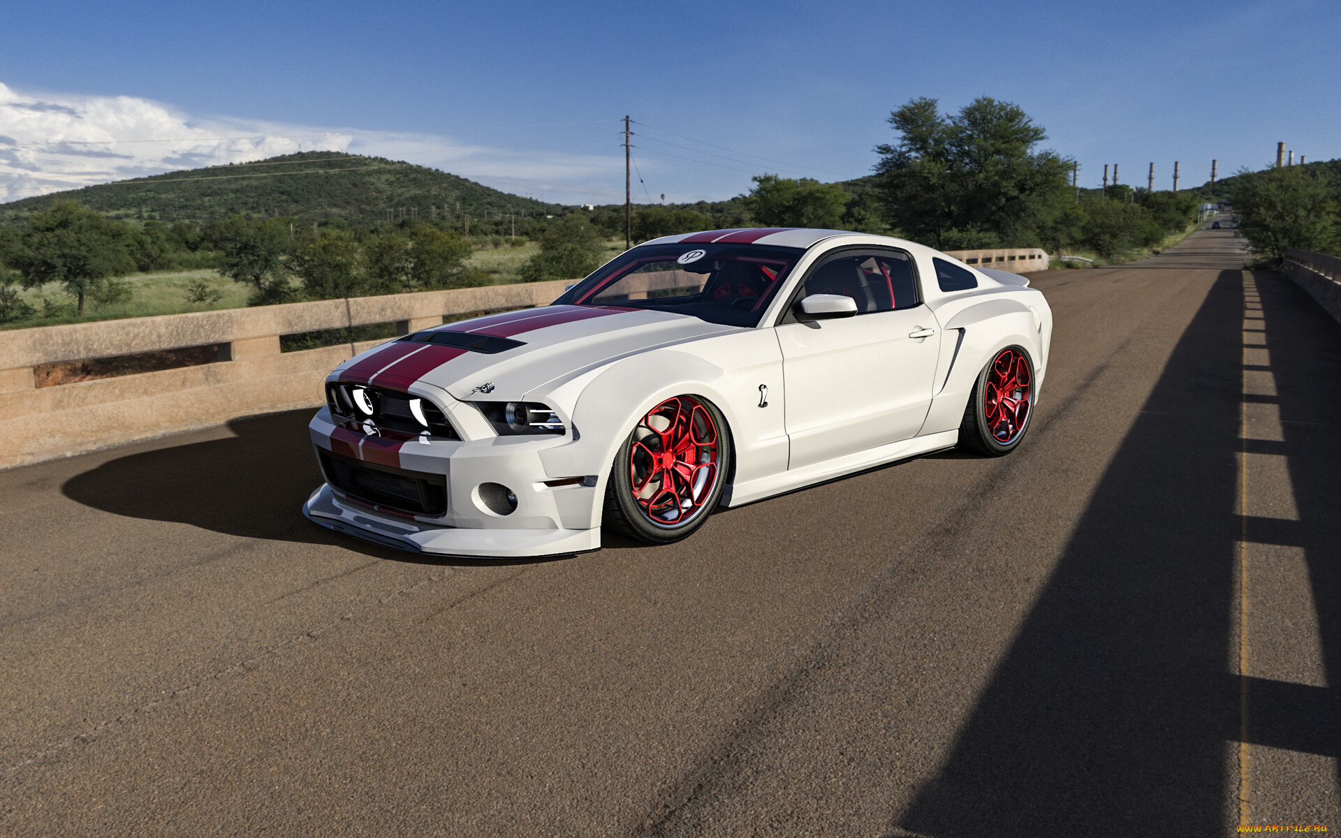 ford, mustang, shelby, gt500, 2013, автомобили, виртуальный, тюнинг, ford, mustang, shelby, gt500, 2013