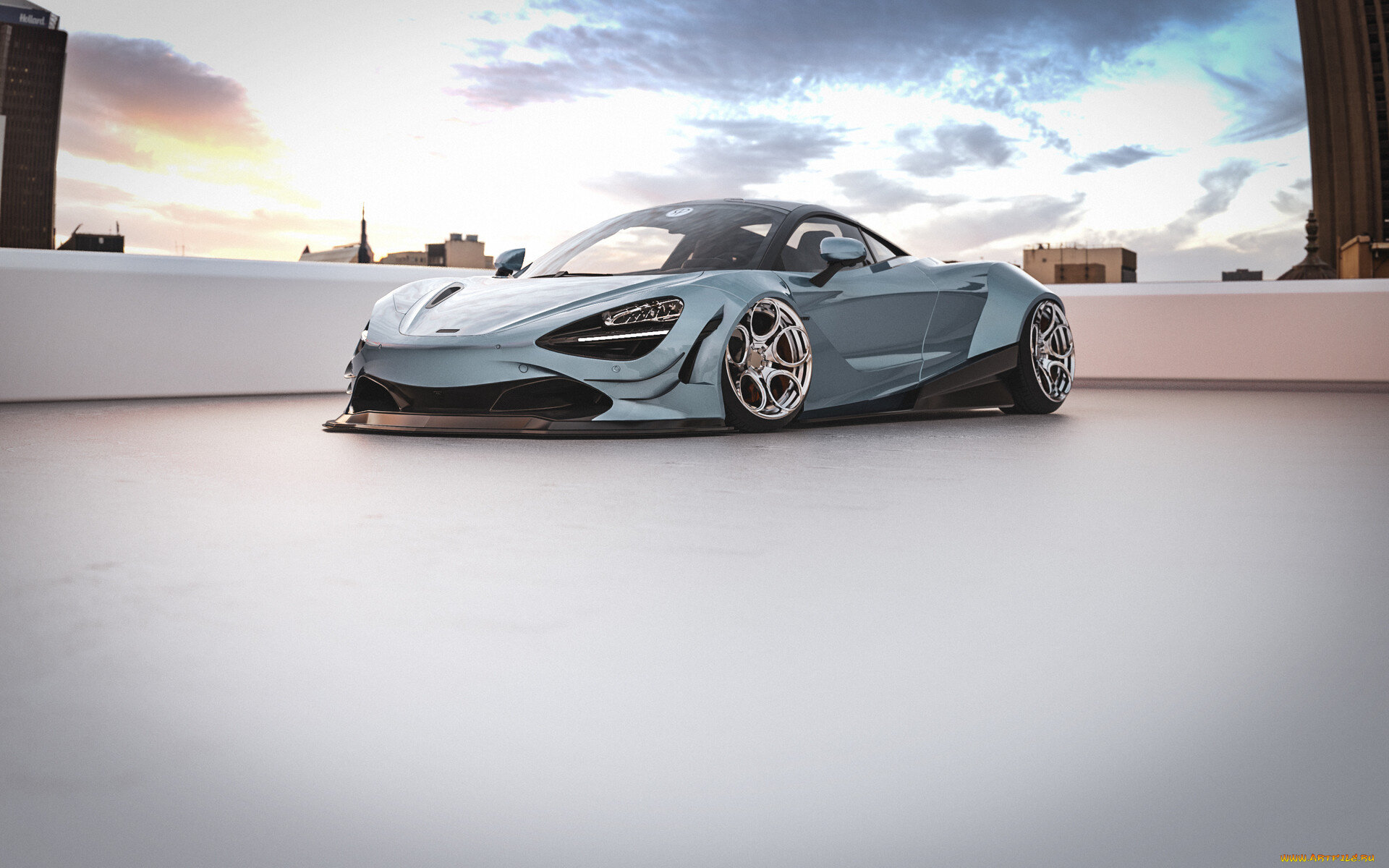 mclaren, 720s, widebody, автомобили, виртуальный, тюнинг, mclaren, 720s, widebody, современная, классика, элегантность, и, мощь