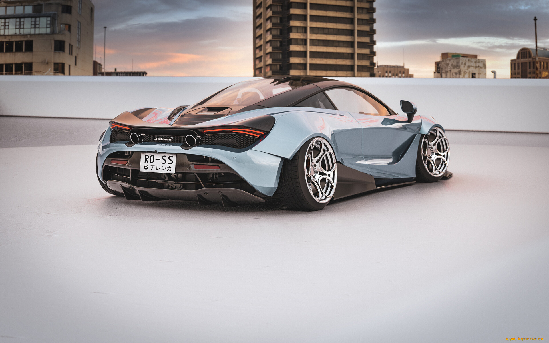 mclaren, 720s, widebody, автомобили, виртуальный, тюнинг, mclaren, 720s, widebody, современная, классика, элегантность, и, мощь