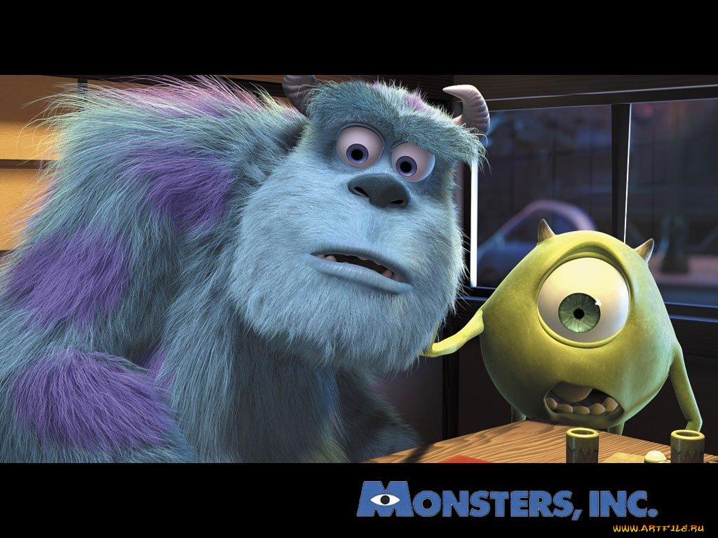 мультфильмы, monsters, inc