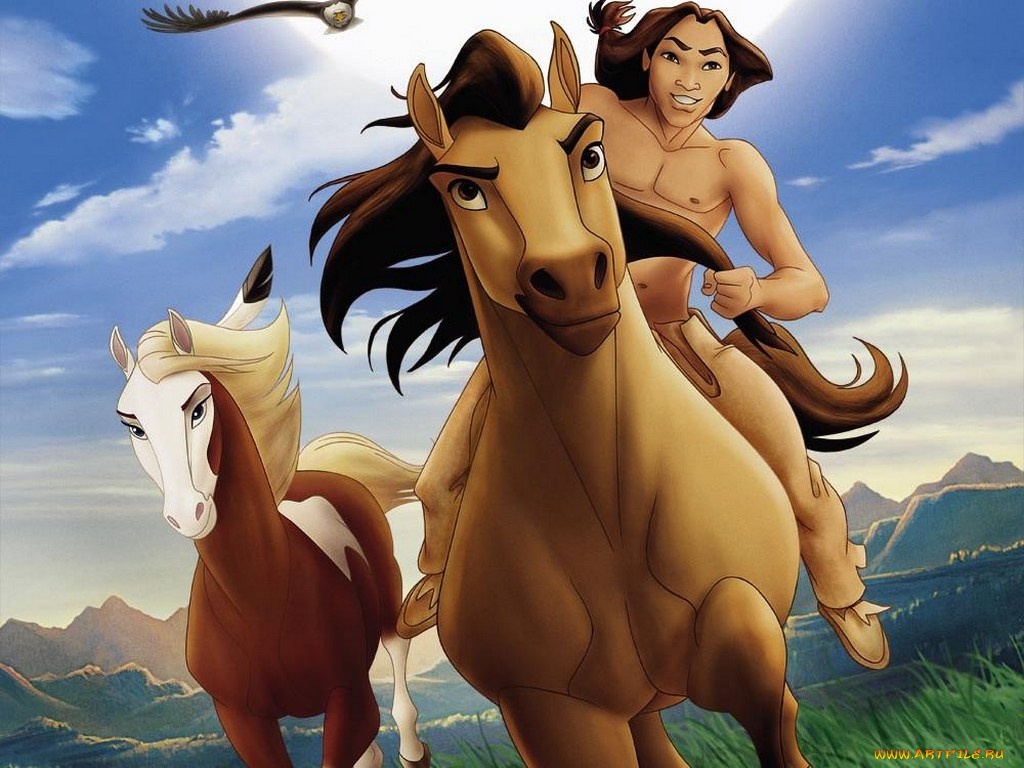 мультфильмы, spirit, stallion, of, the, cimarron