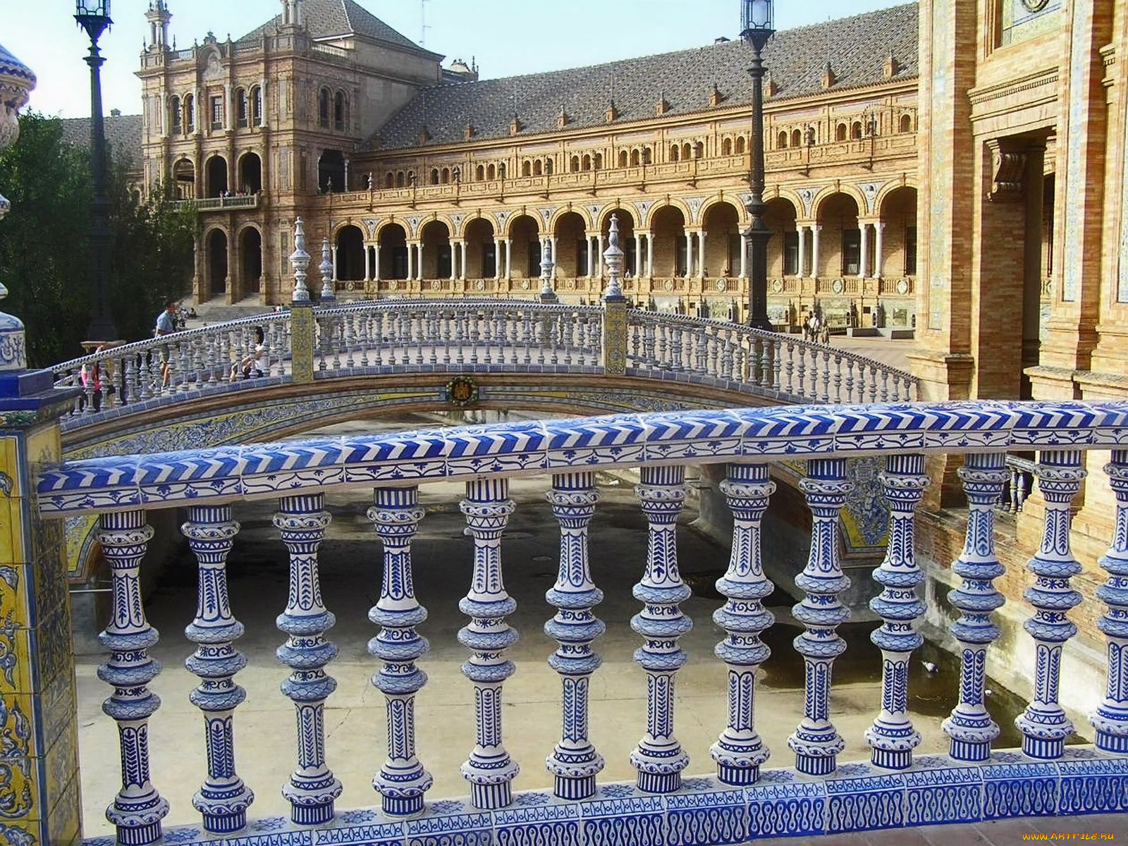 plaza, de, espana, seville, spain, города, севилья, испания