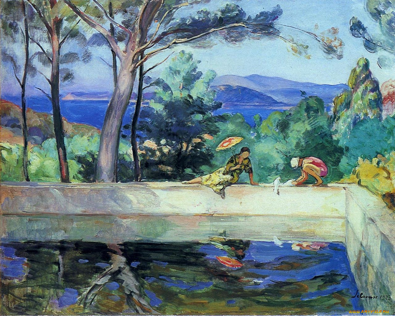 henri, lebasque, рисованные