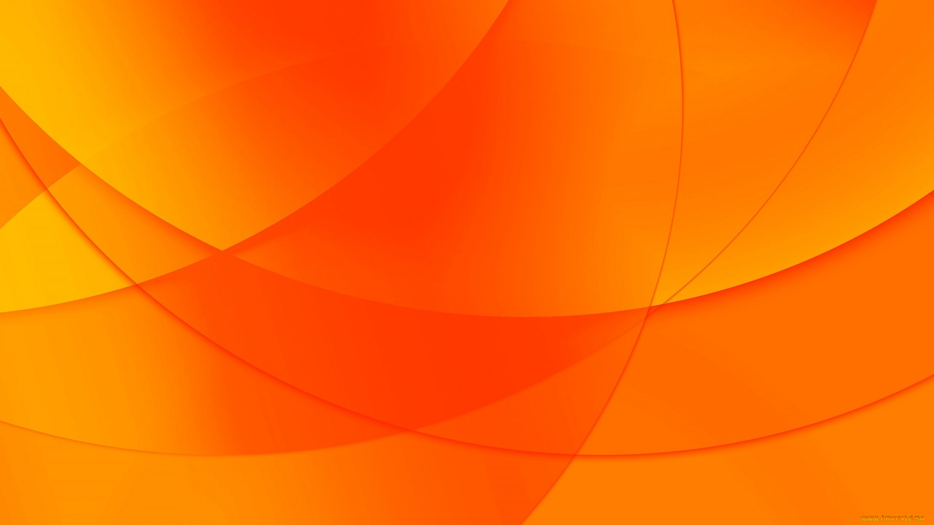 3д, графика, абстракция, , abstract, волны, полосы, оранжевый