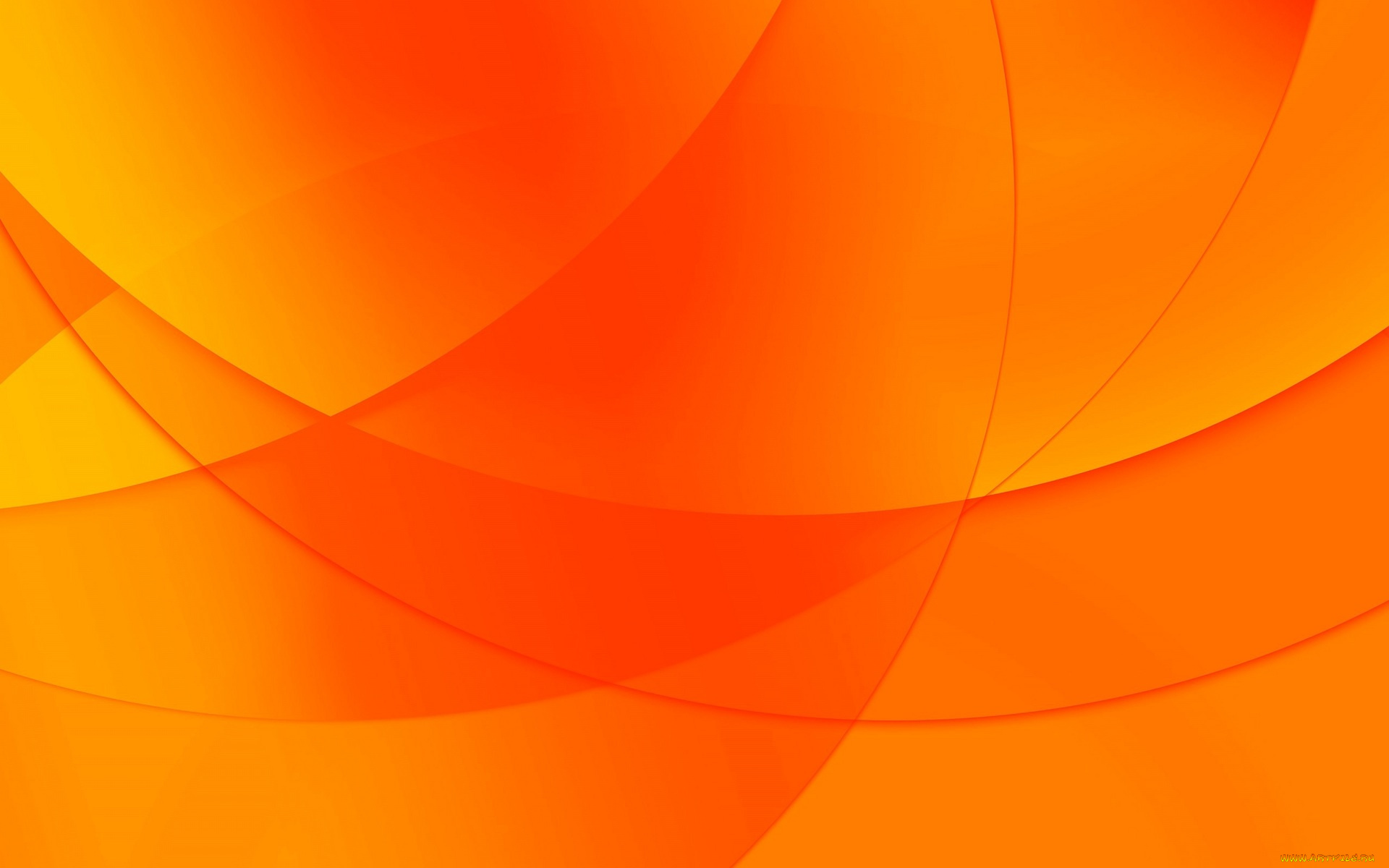 3д, графика, абстракция, , abstract, волны, полосы, оранжевый