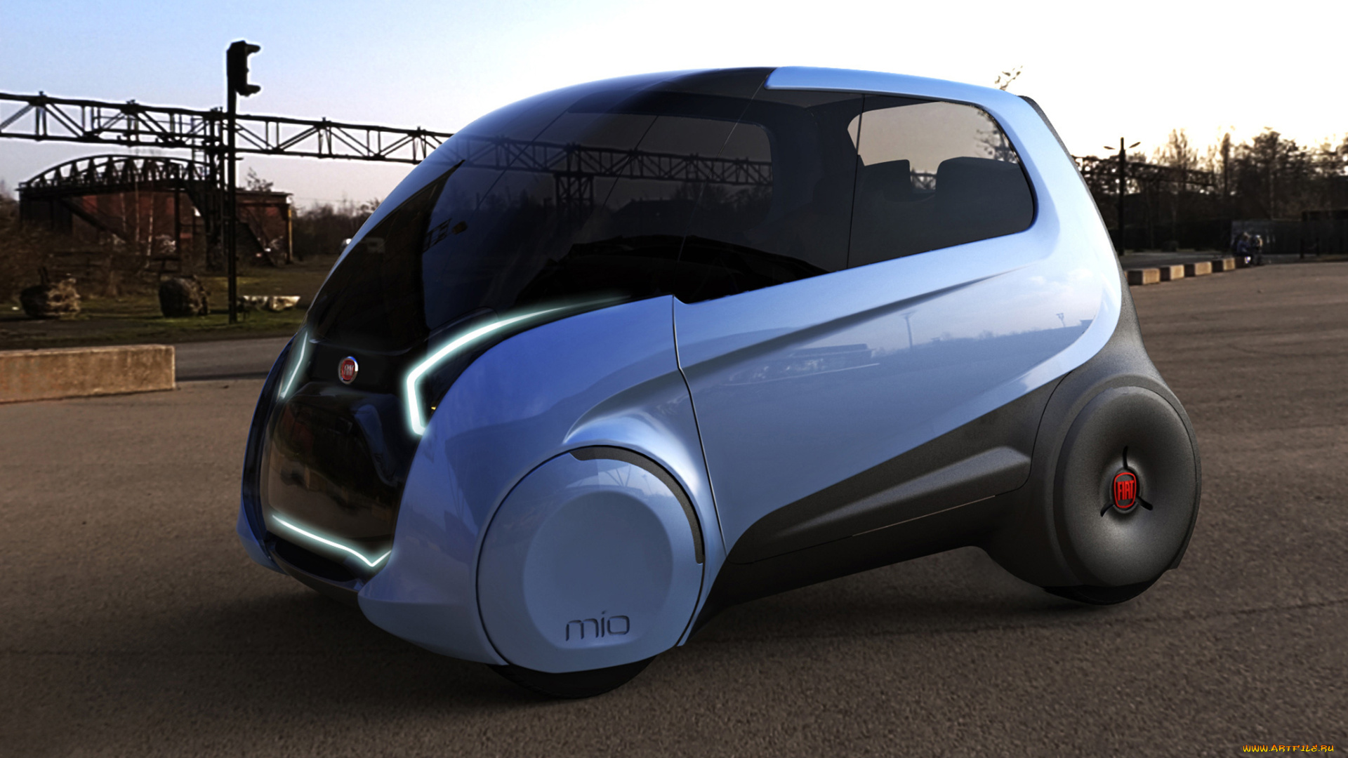 fiat, mio, fcc-iii, concept, 2010, автомобили, 3д, fiat, 2010, fcc-iii, concept, mio