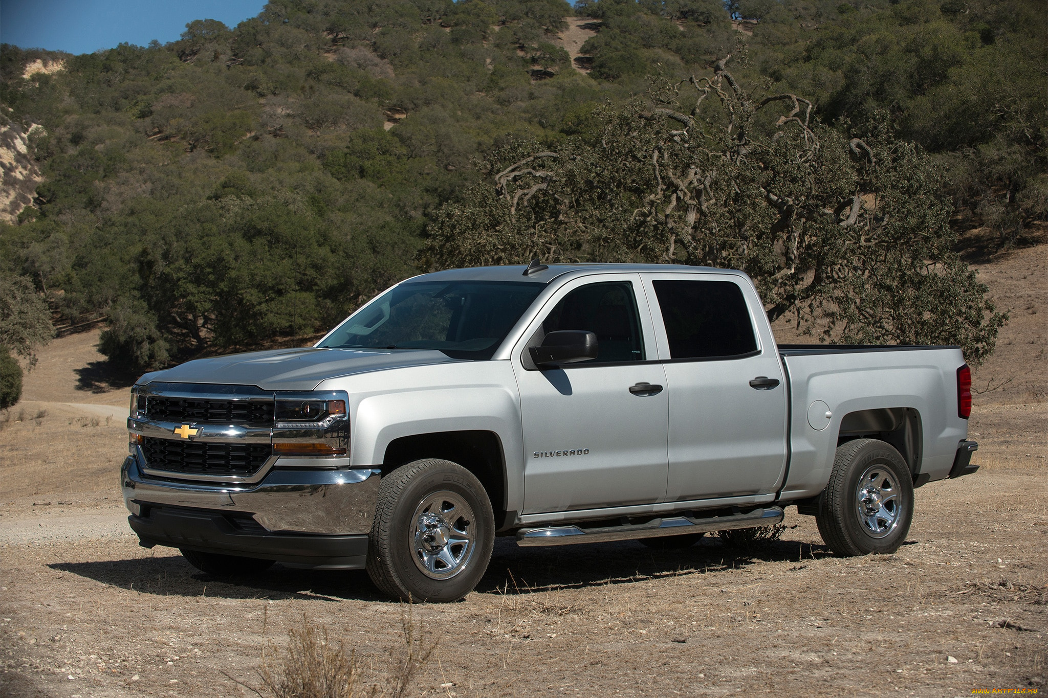 chevrolet, silverado, 1500, 2017, автомобили, chevrolet, 1500, silverado, металлик, 2017, серый