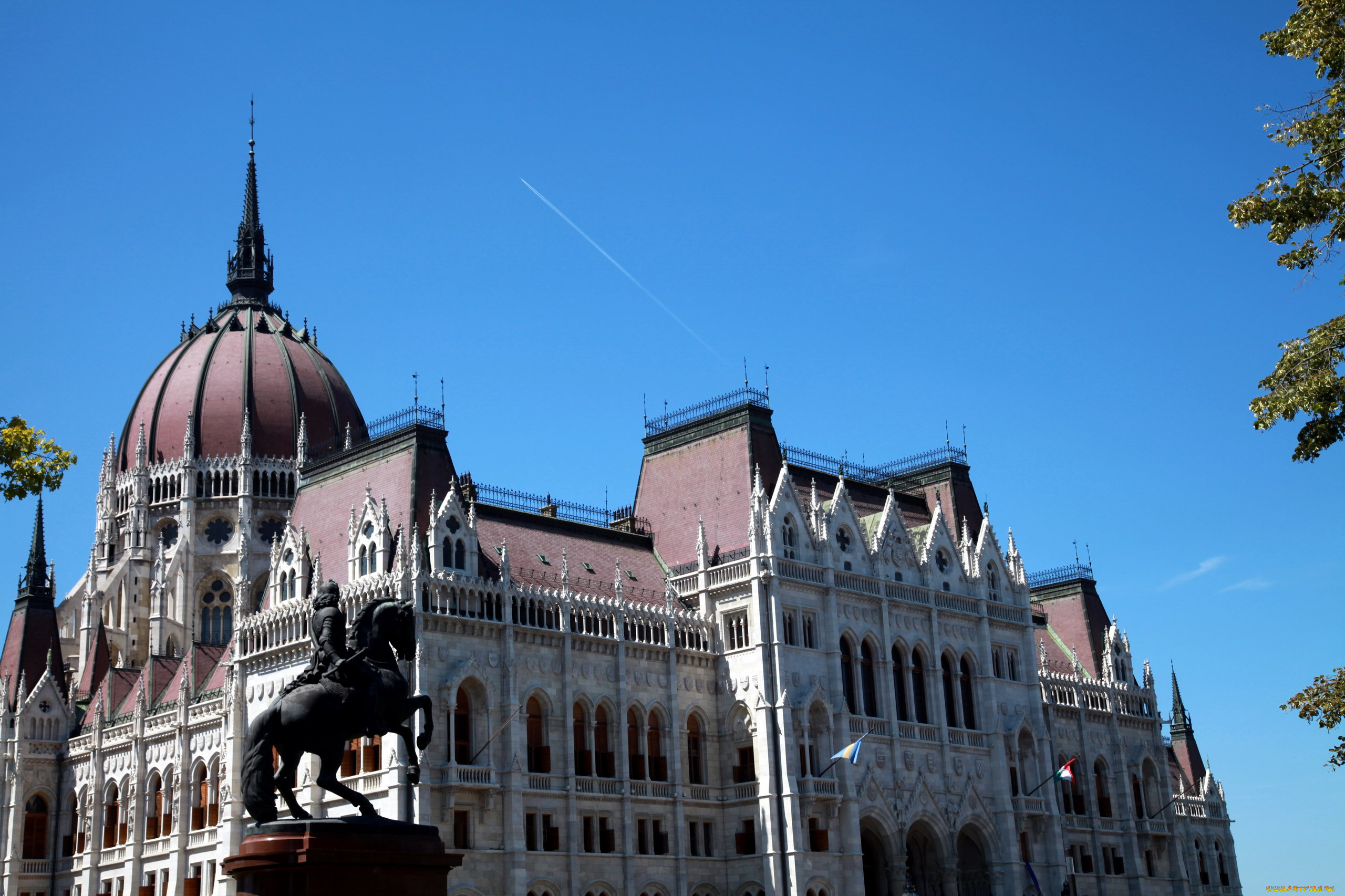 города, будапешт, , венгрия, здание, памятник