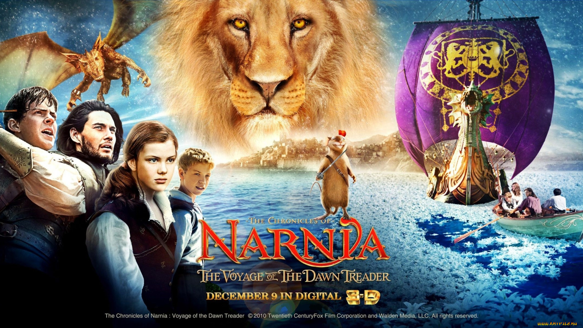 кино, фильмы, the, chronicles, of, narnia, , the, voyage, of, the, dawn, treader, персонажи, корабль, море