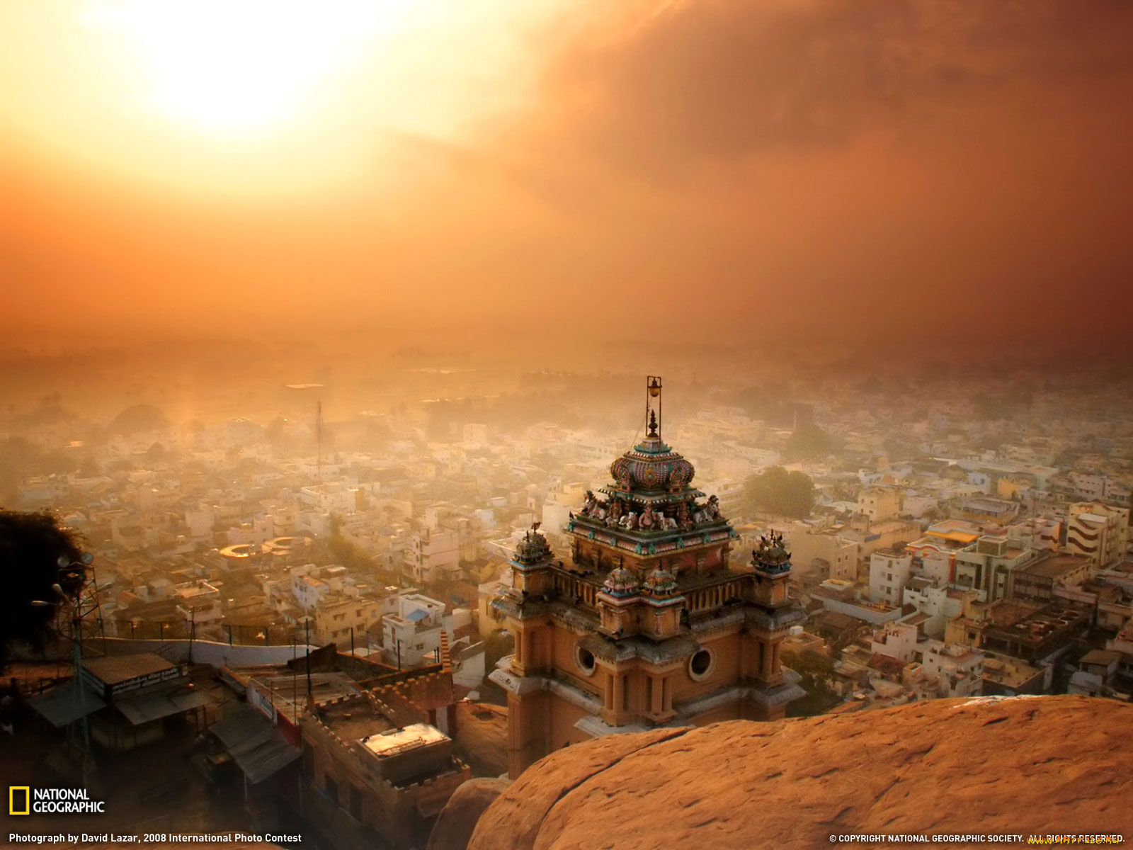 rock, fort, temple, india, города, буддистские, другие, храмы