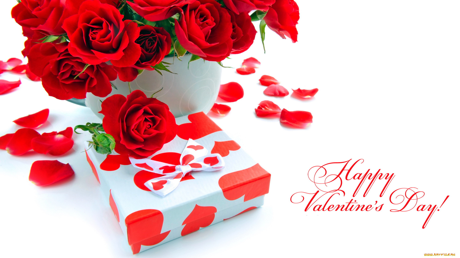 праздничные, день, святого, валентина, , сердечки, , любовь, подарок, розы, пожелание